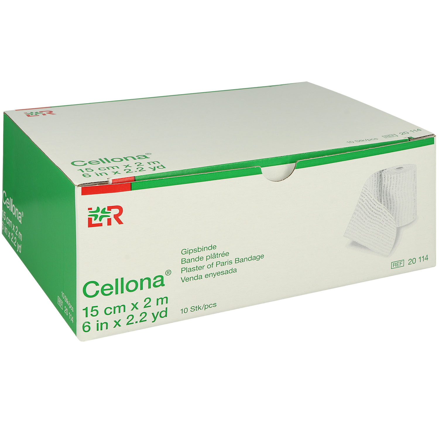 Cellona Gipsbinden 15 cm x 2 m - 10 St.