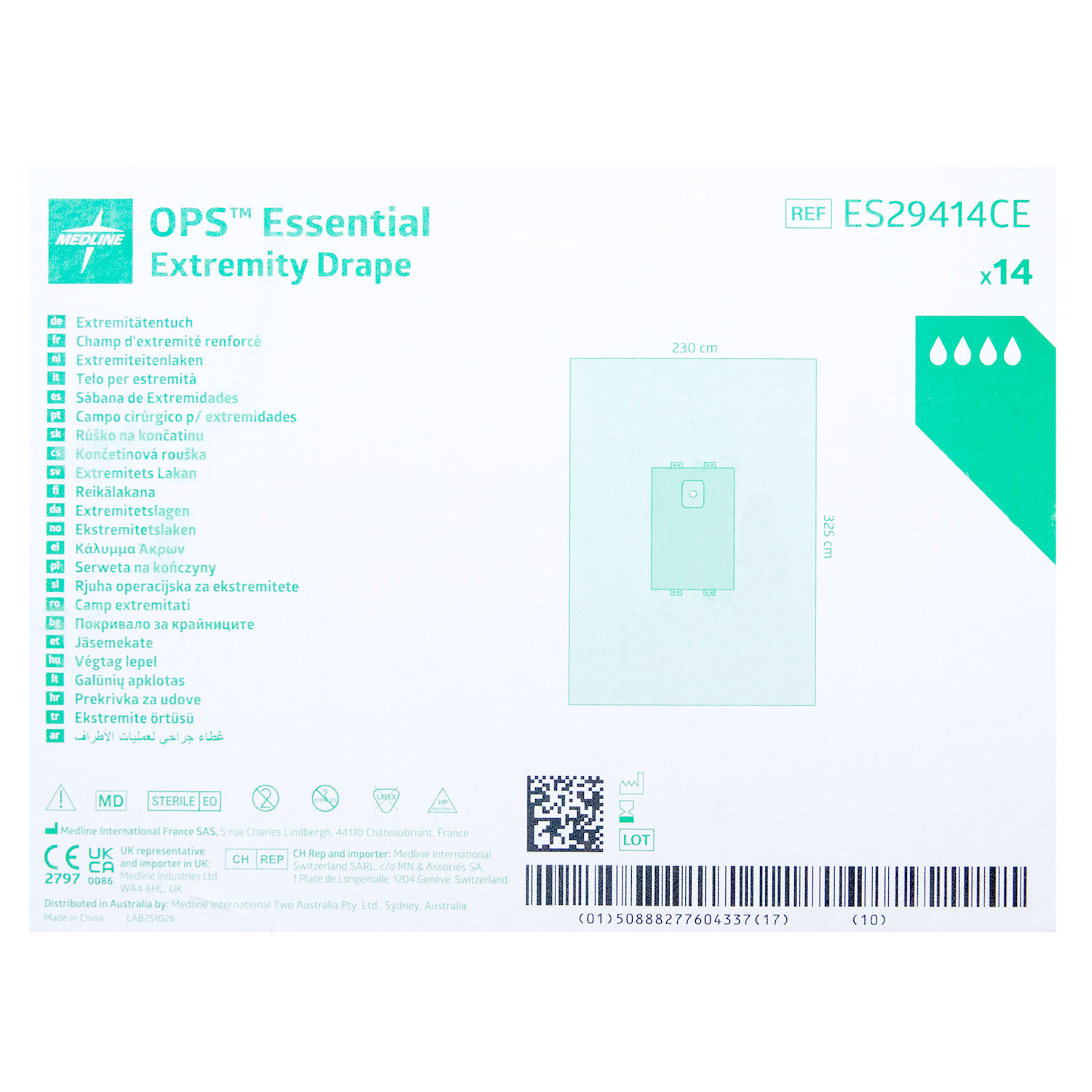 OPS Essential Extremitätentuch, verstärkt