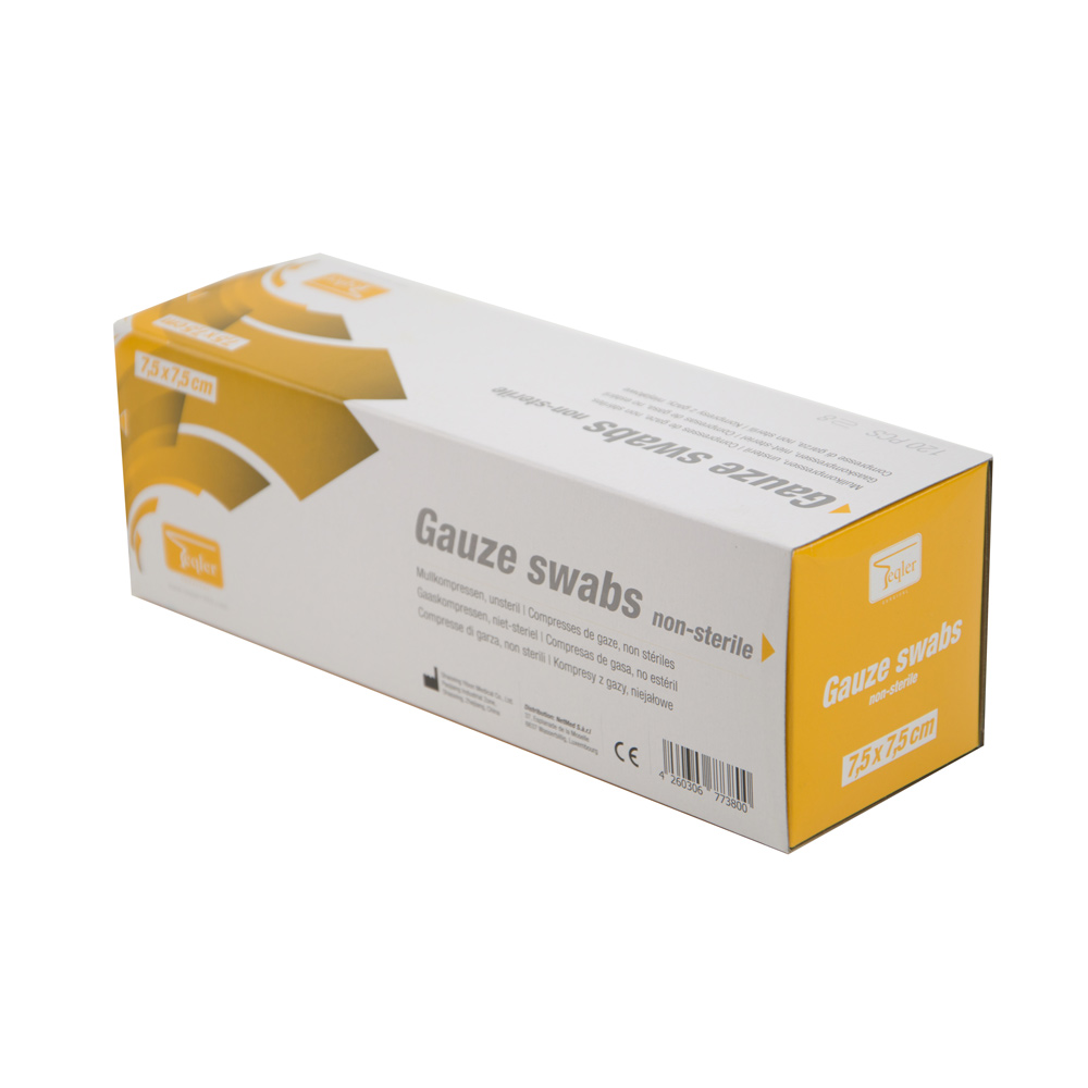 Teqler Mullkompressen 7.5 x 7.5 cm - 120 Stück