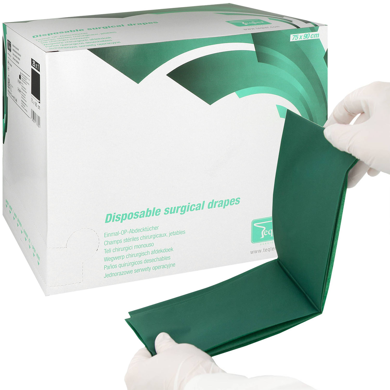 Teqler selbstklebende OP-Abdecktücher, steril