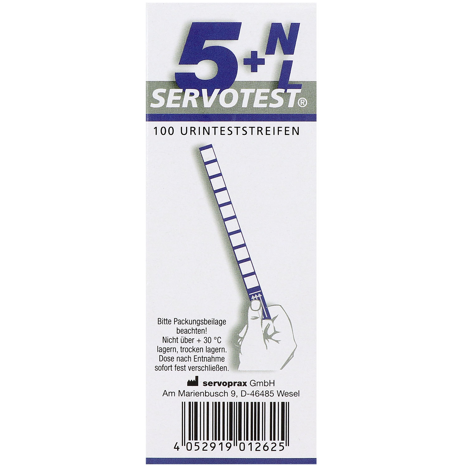 Servotest Urinteststreifen