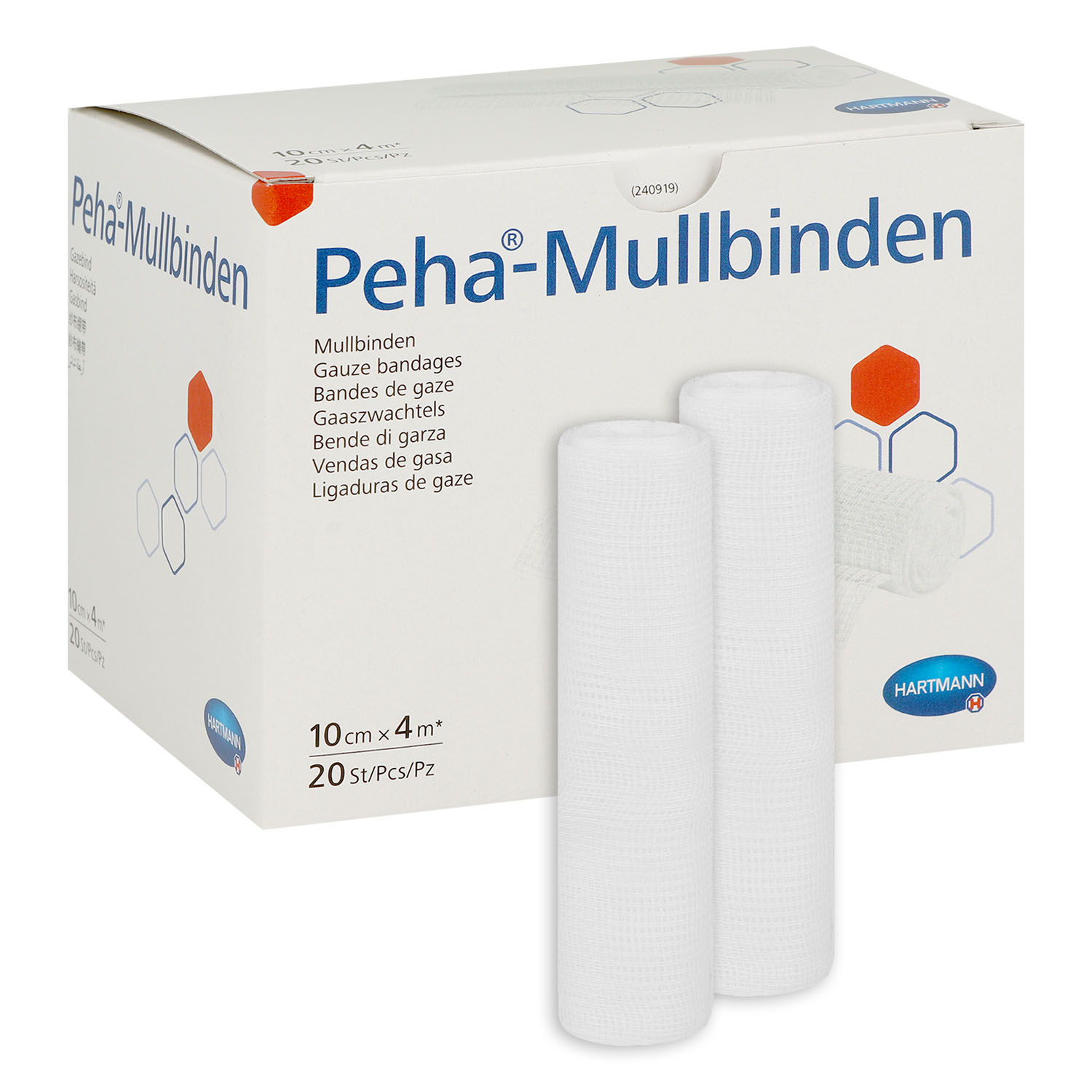 Peha-Mullbinden starre Fixierbinde