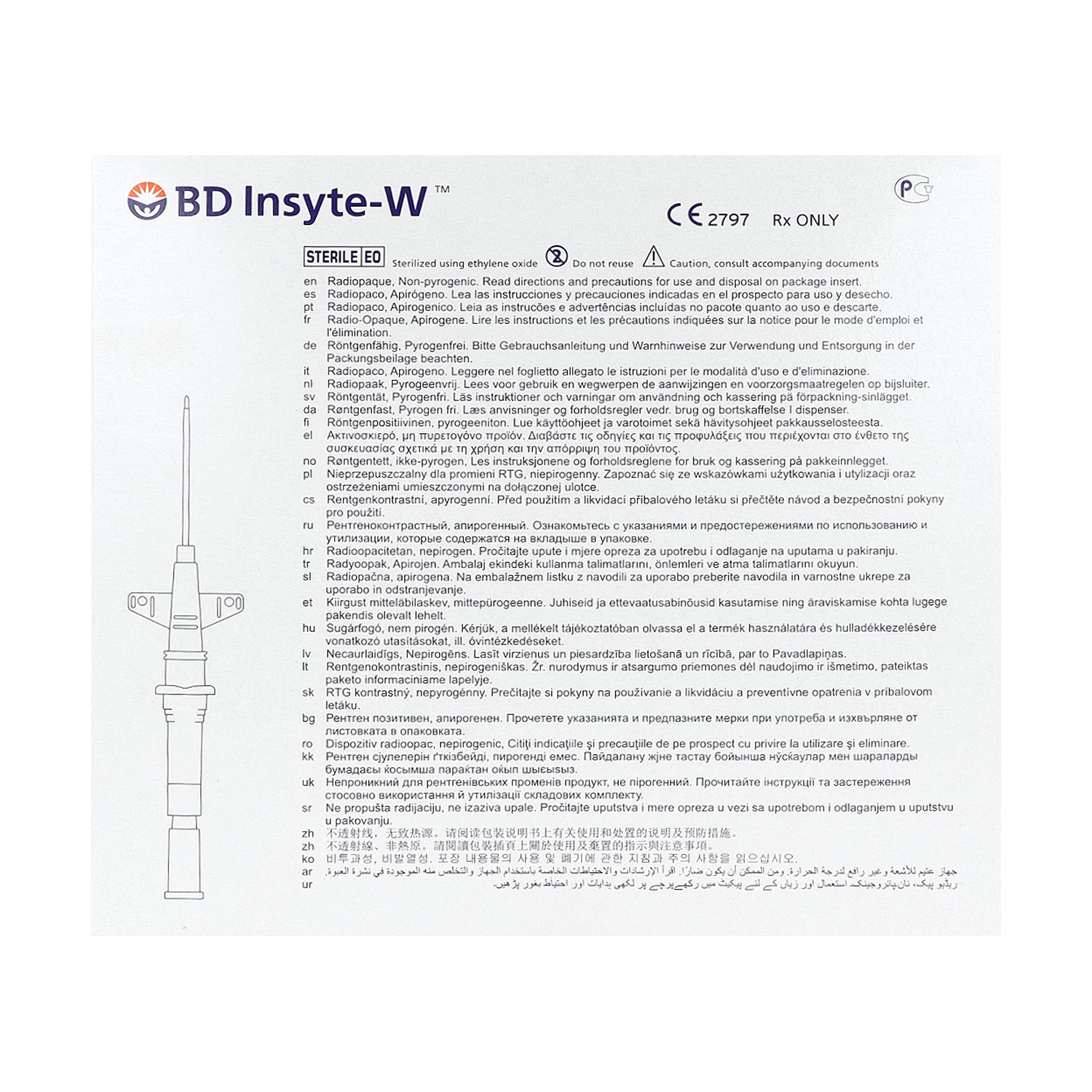 BD Insyte-W Venenverweilkanülen mit Flügel