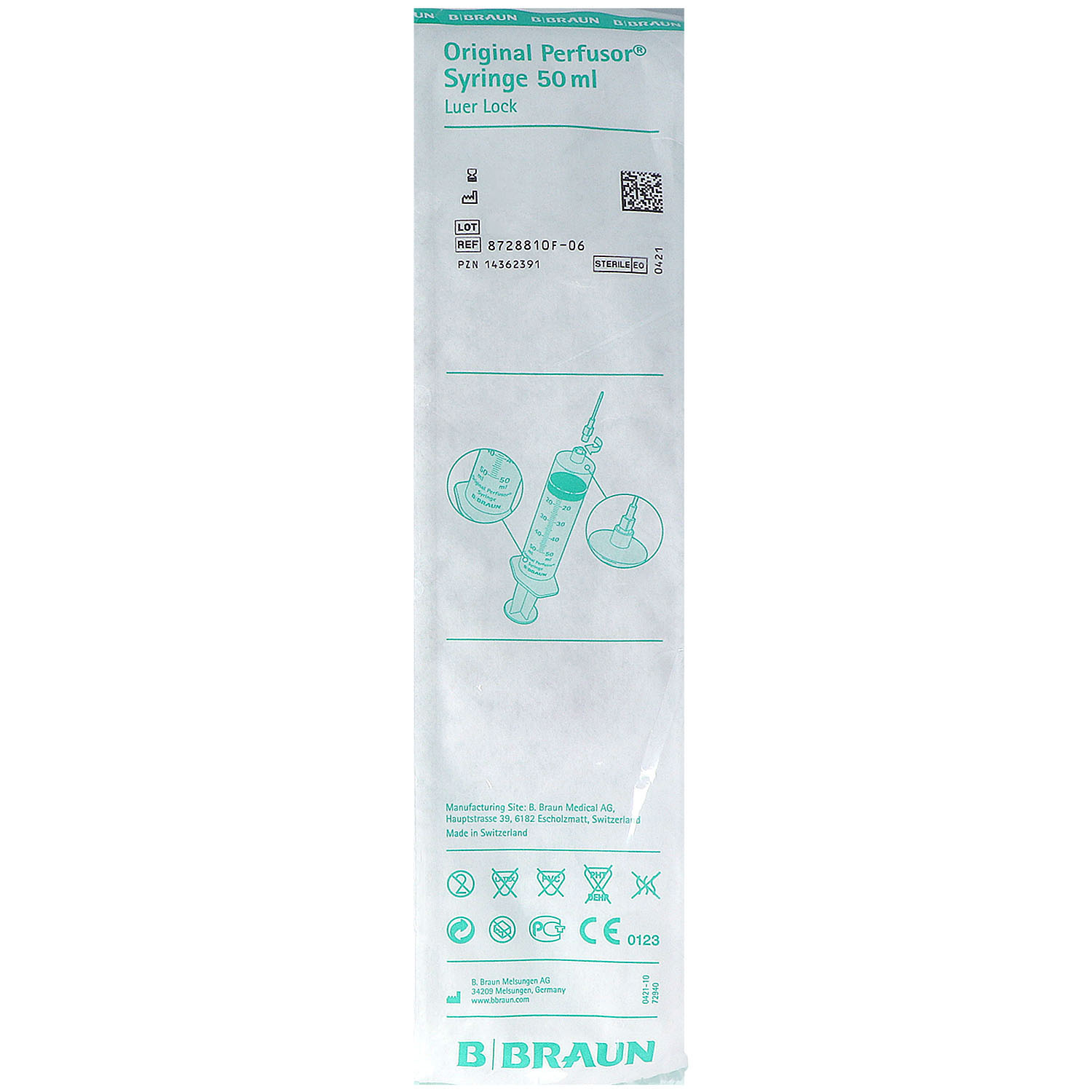 Original Perfusor Spritze 50 ml Luer-Lock 