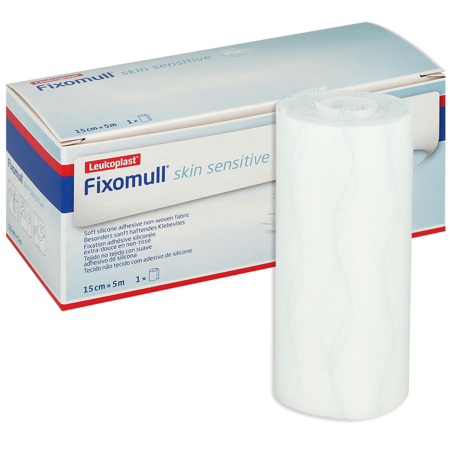 Fixomull skin sensitive Fixierpflaster 5 m x 15 cm 1 St.