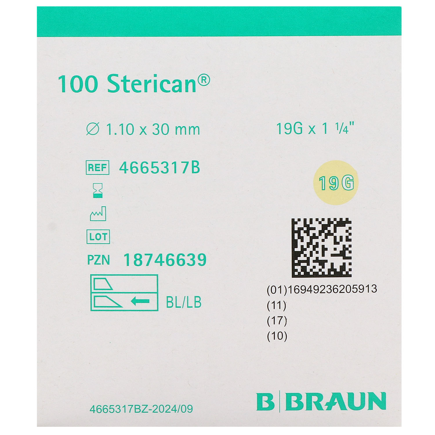 Sterican Einmalkanülen Sondergrößen - 100 St.