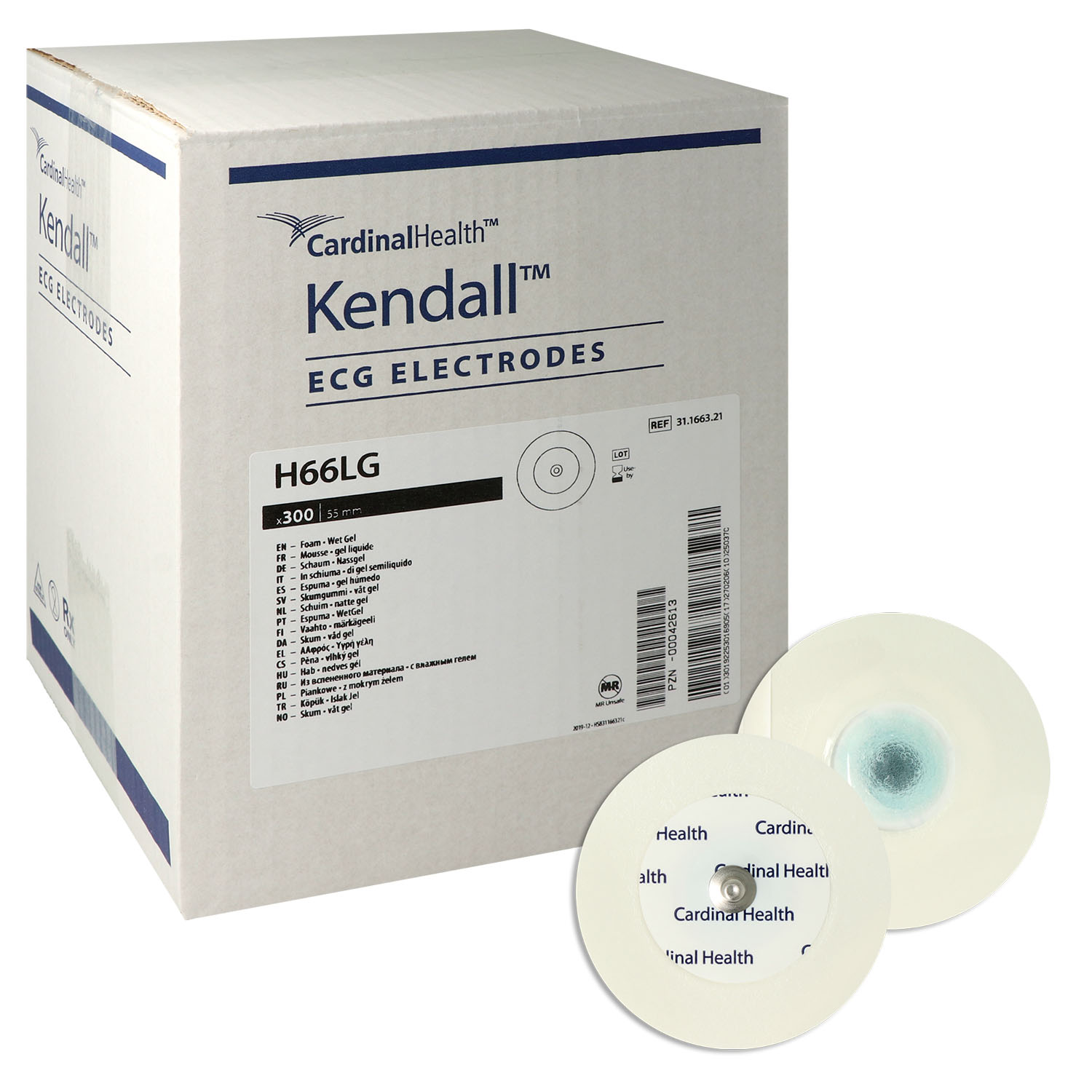 Arbo Einmal-Elektroden H66LG mit Liquidgel u. Ag/AgCI-Sensor m. Druckknopf