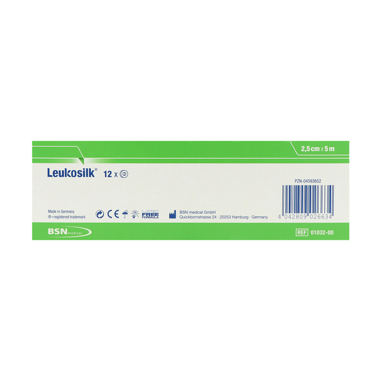 Leukosilk Fixierpflaster, Rollenpflaster