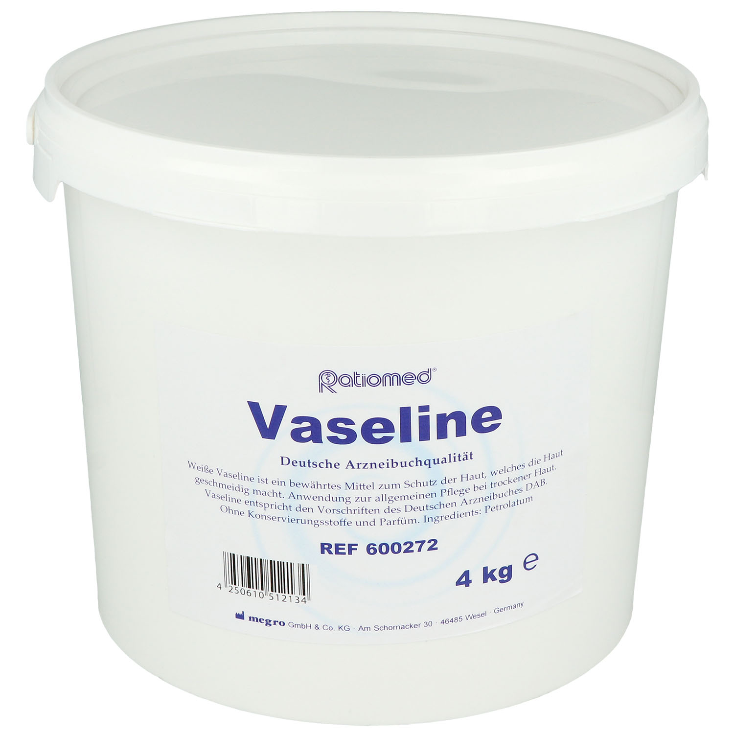 Vaseline DAB - 4 kg - 1 St. Vaseline DAB - 4 kg - 1 St.