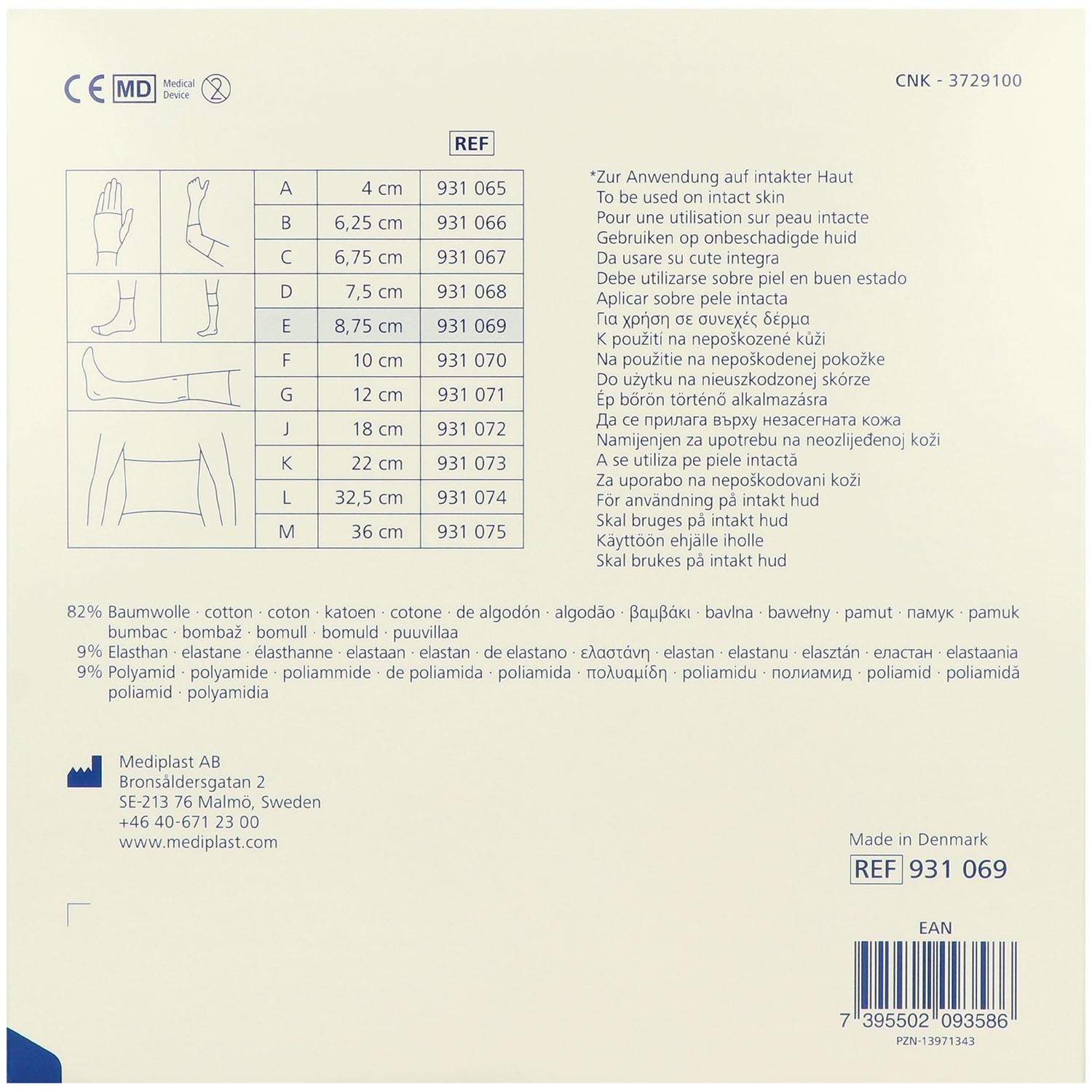 Coverflex grip, elastische Schlauchbandage