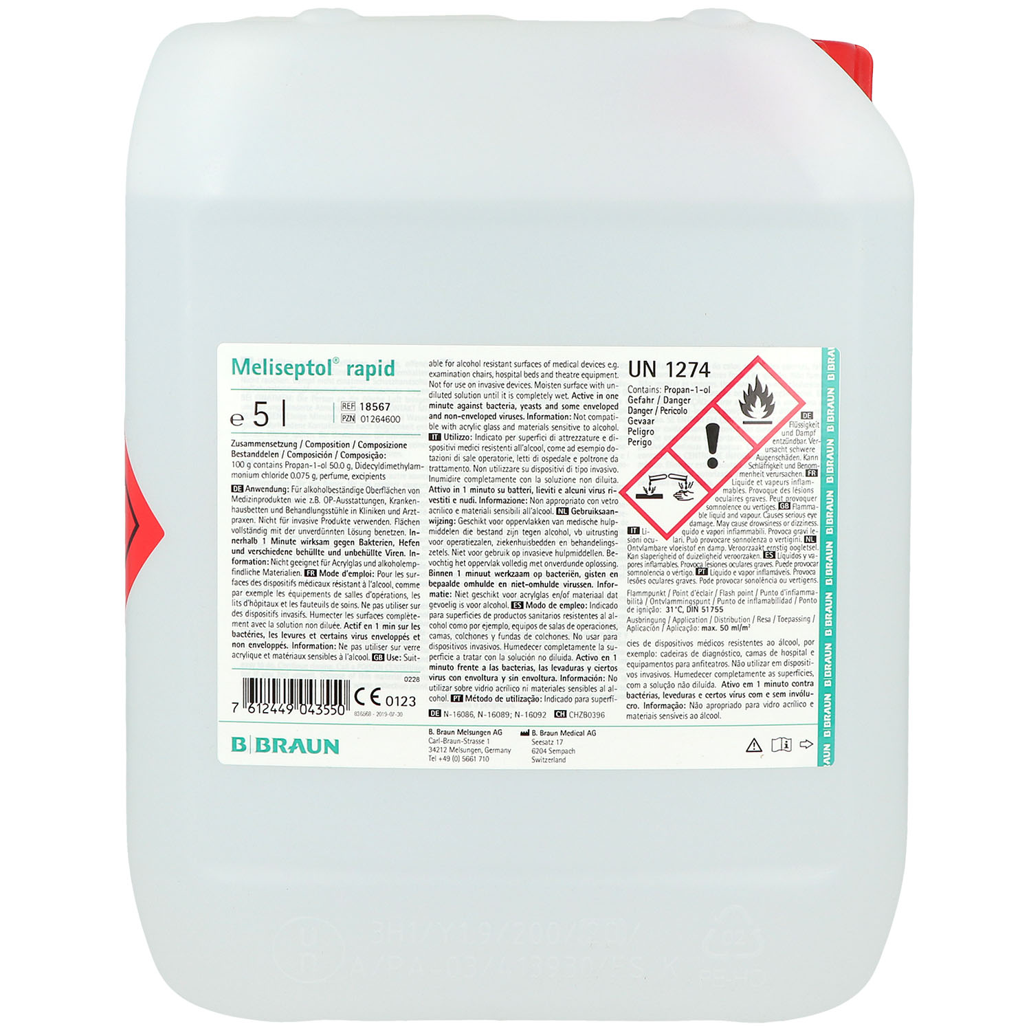 Meliseptol Rapid Flächendesinfektion