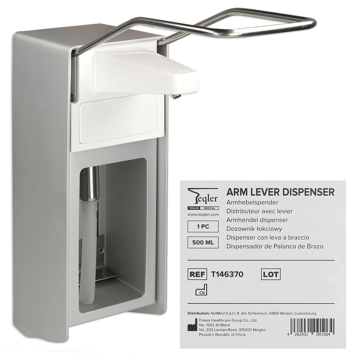 Teqler Desinfektionsmittelspender für 500 ml Flaschen