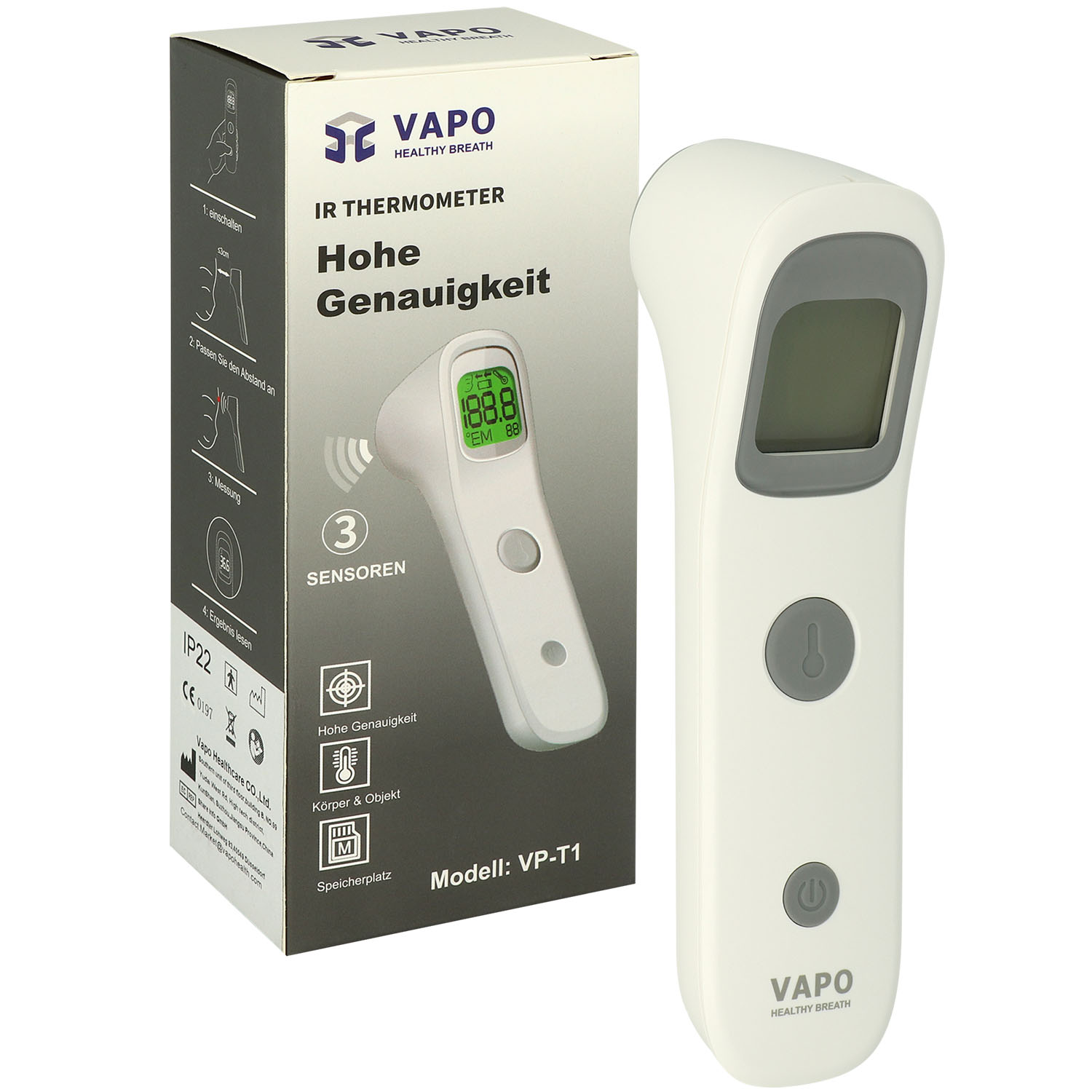 Infrarot Stirnthermometer 