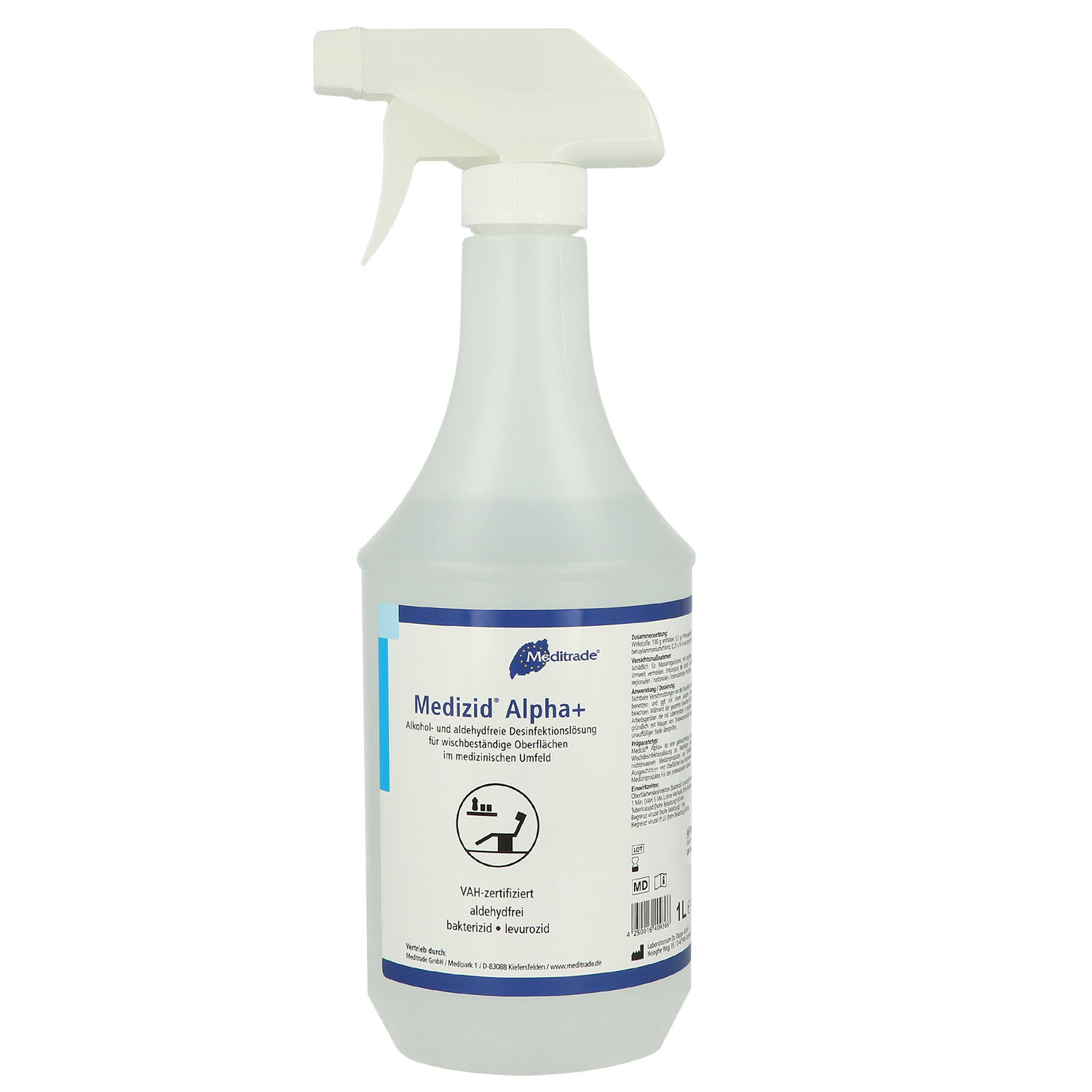 Medizid Alpha+ alkoholfreie Flächendesinfektion 1 Liter