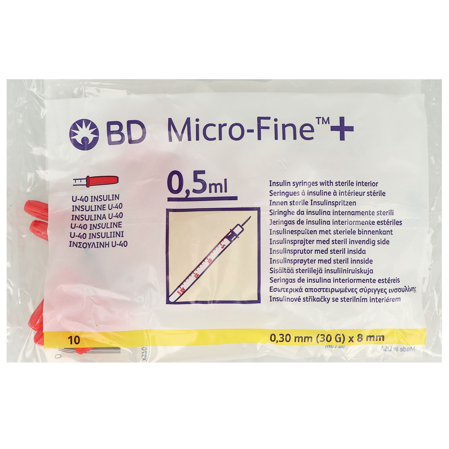 BD Micro-fine+ Insulinspritze U40