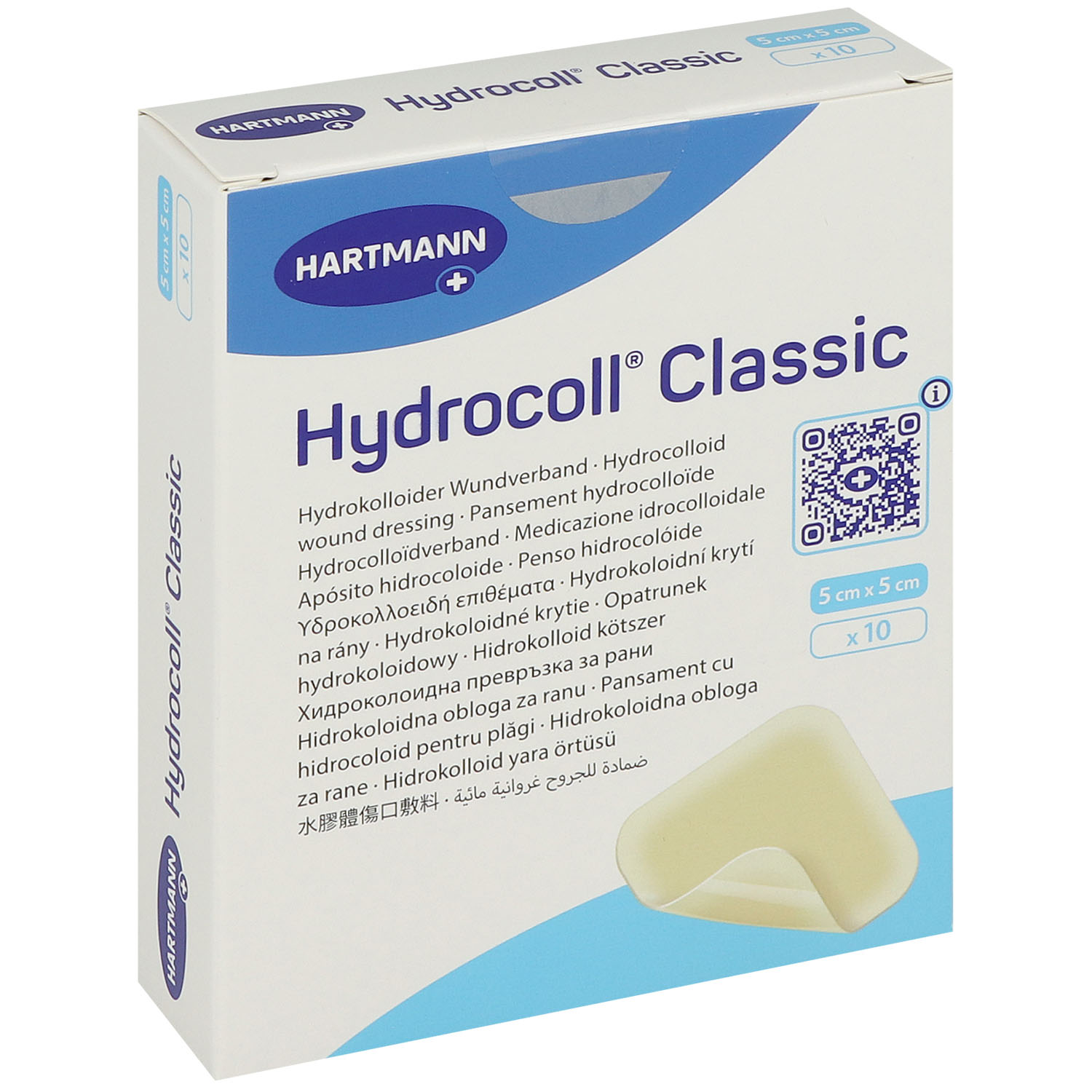 Hydrocoll Classic Hydrokolloid-Verband 5 x 5 cm - 10 St.