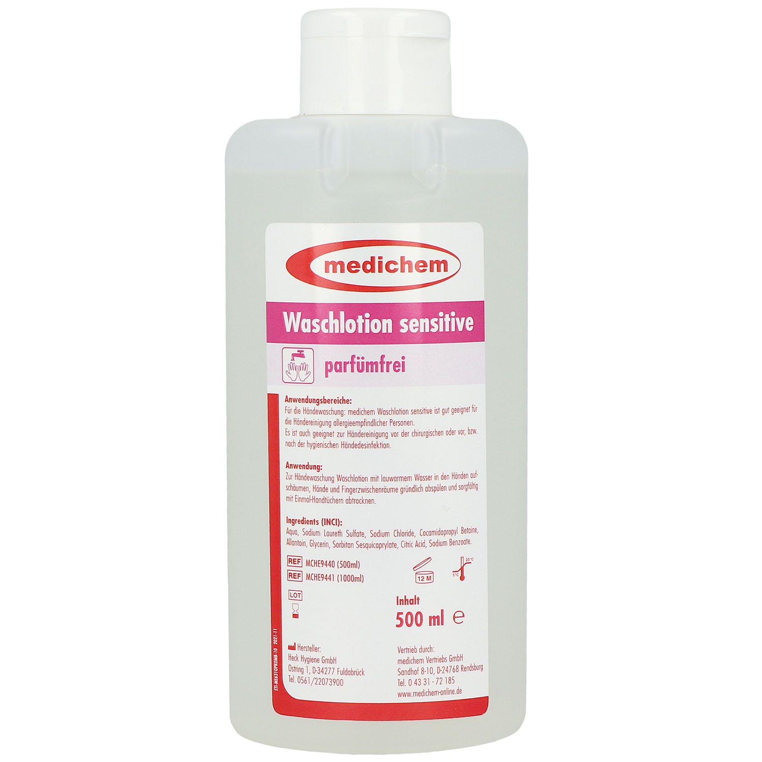 medichem Waschlotion sensitive 500 ml (0.5 l)