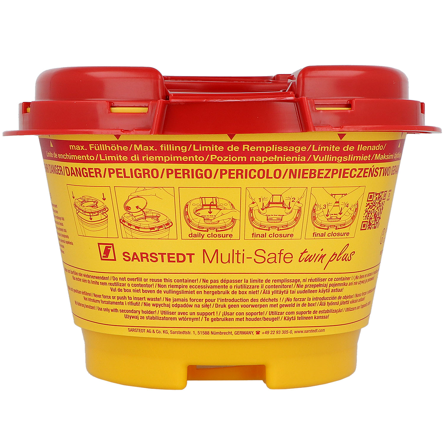 Multi-Safe Twin Plus Entsorgungsbehälter 1500 (1.5 l)