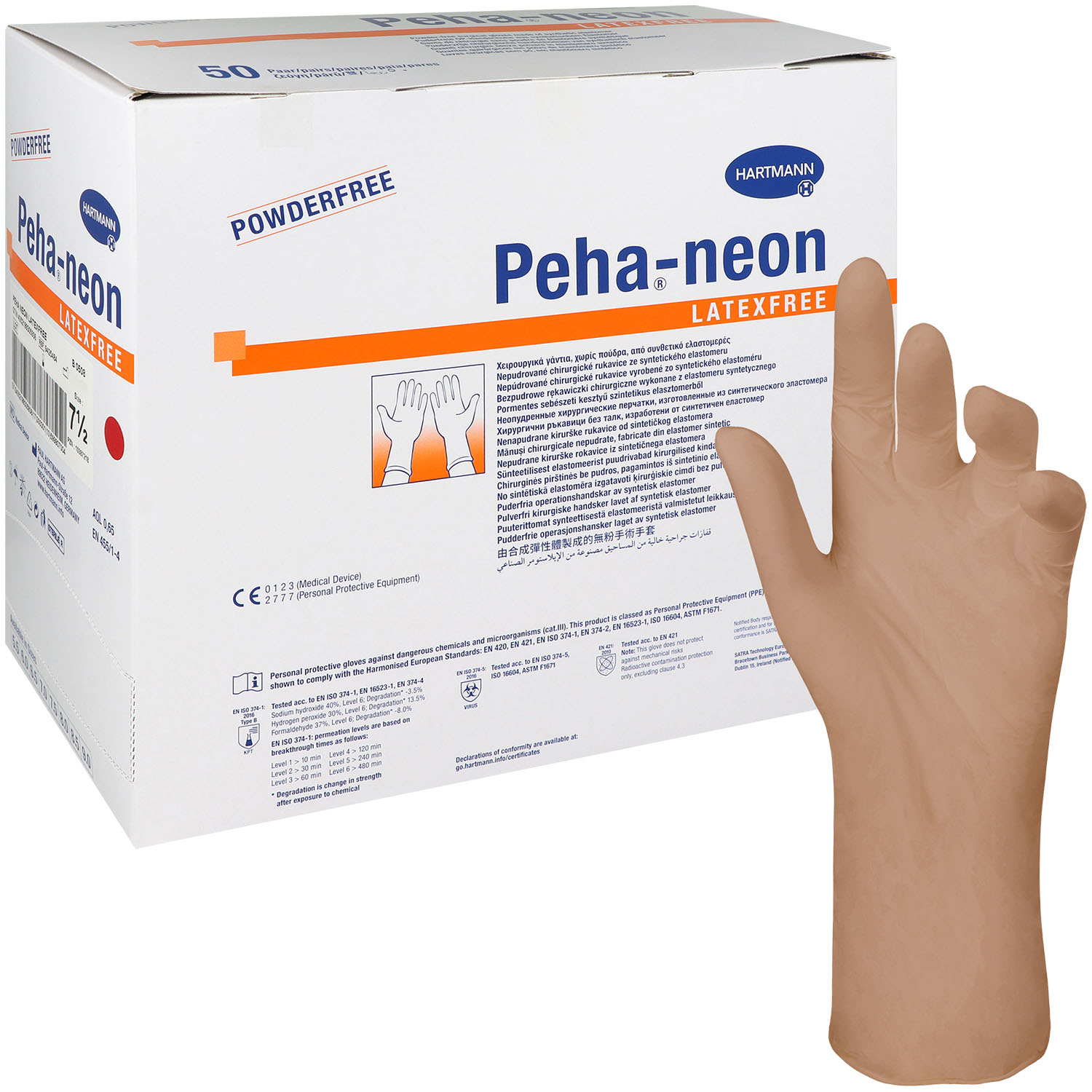 Peha-neon OP Handschuh, latexfrei, puderfrei