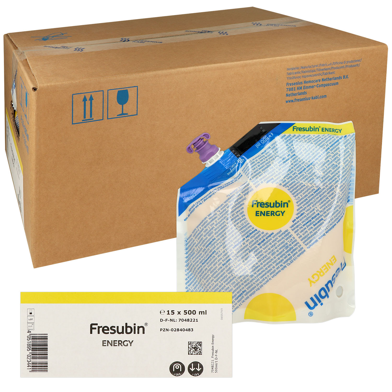 Fresubin Energy Easy Bag - Sondennahrung 15 x 500 ml