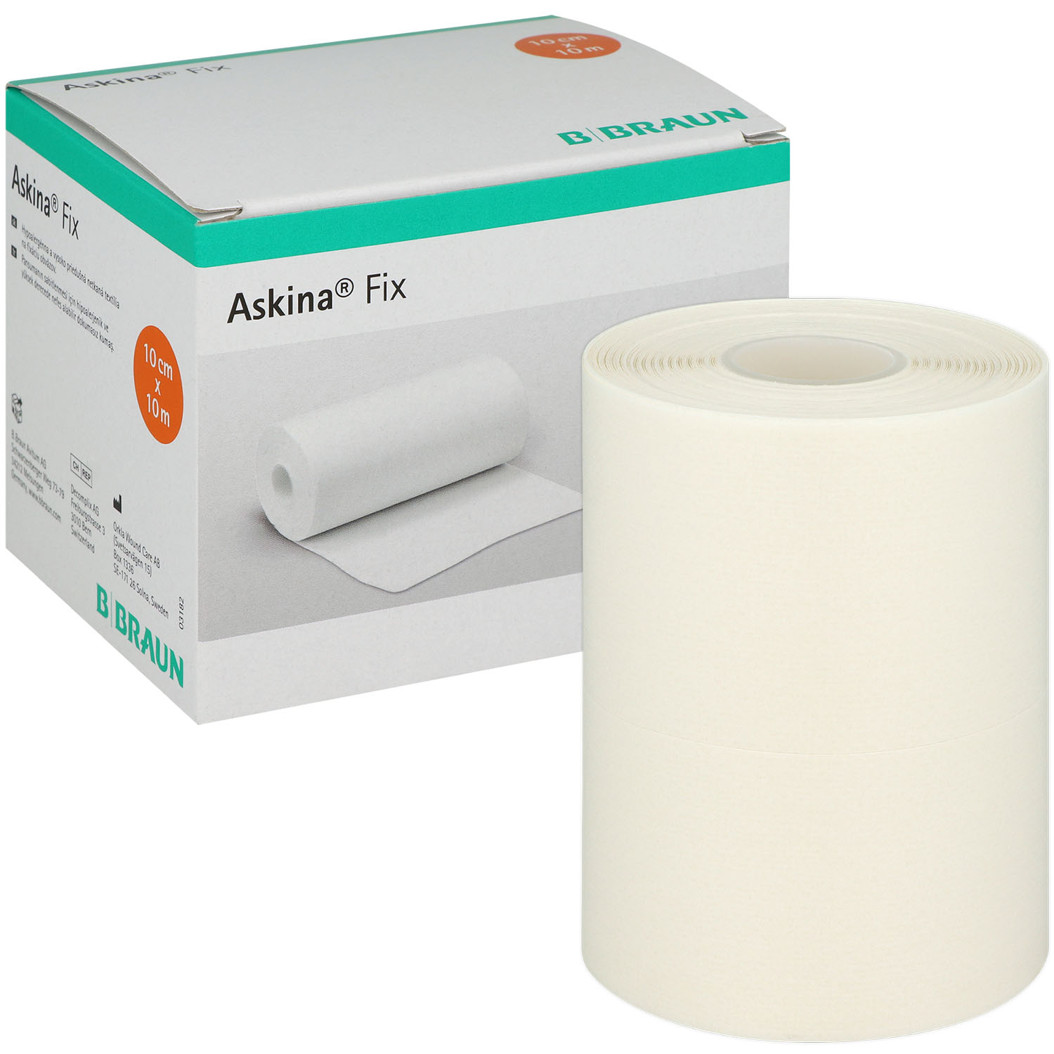 ASKINA Fix Fixiervlies 10 cm x 10 m - 1 Stück