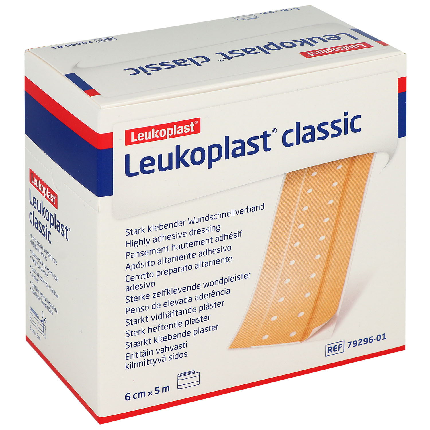 LEUKOPLAST Classic Pflaster 6 cm x 5 m - 1 Stück