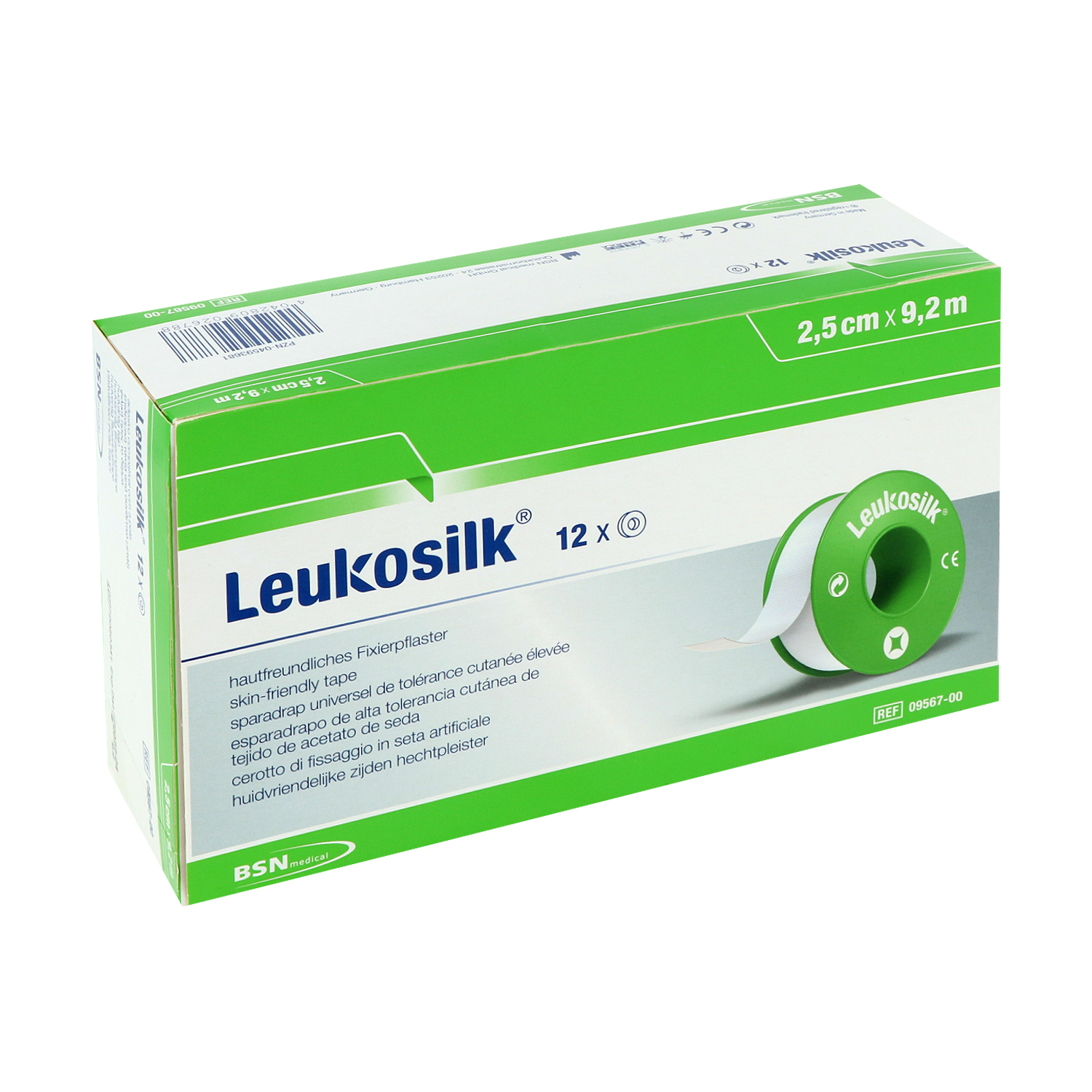Leukosilk Fixierpflaster, Rollenpflaster