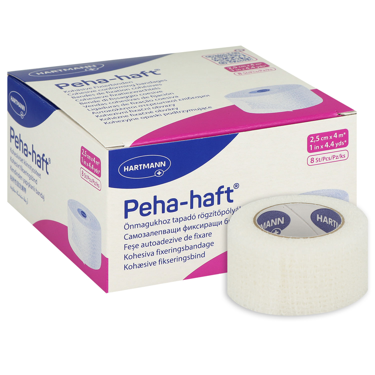 Peha-Haft Fixierbinde weiß latexfrei