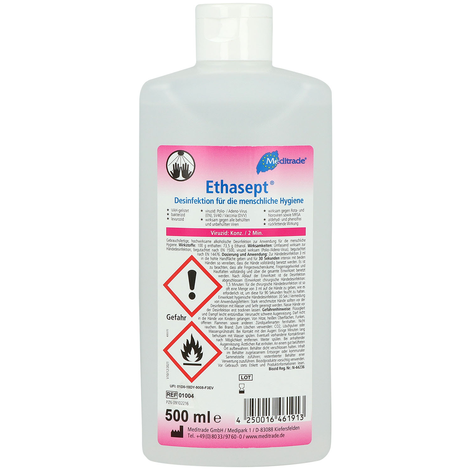 Ethasept Händedesinfektion 500 ml