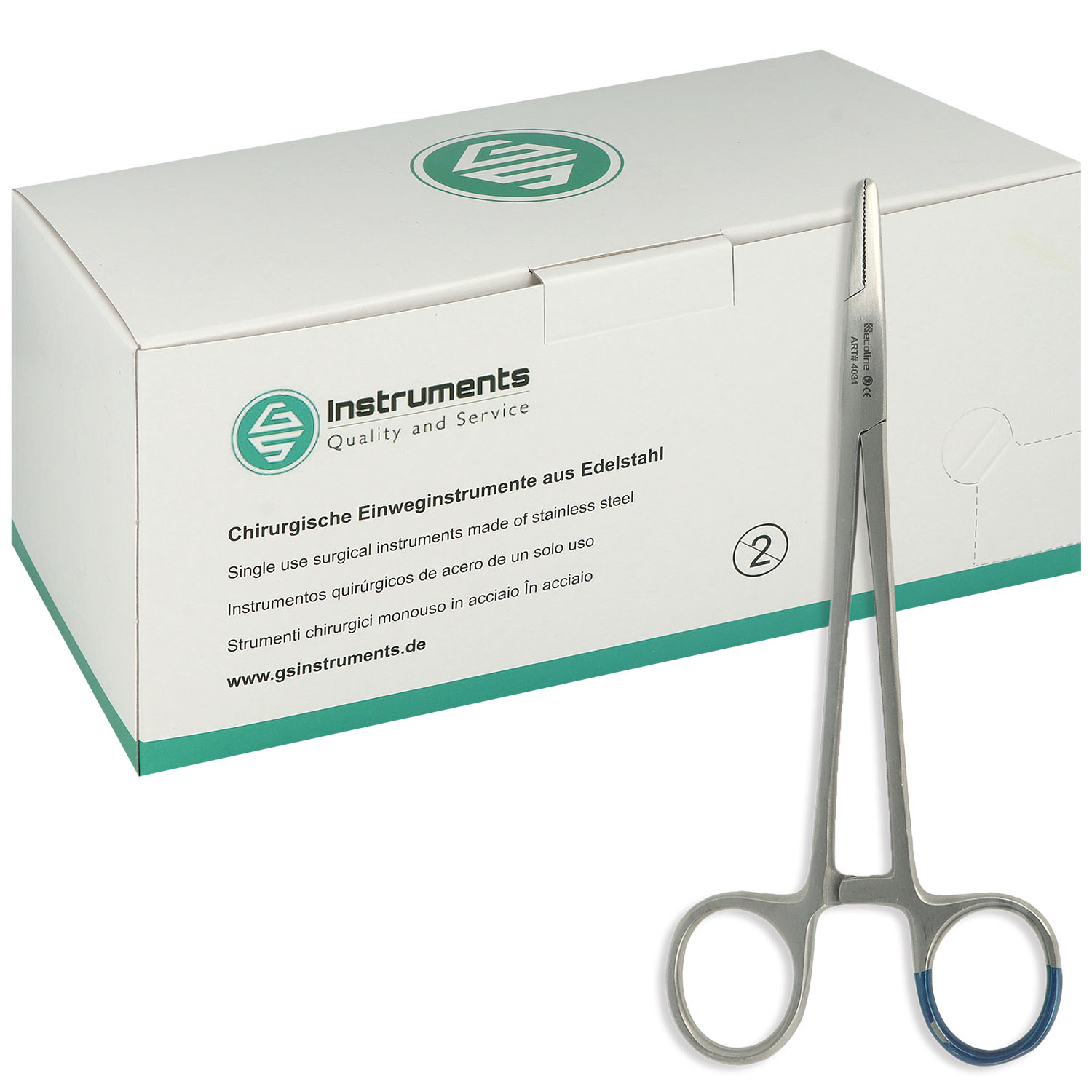 Einmal Nadelhalter, Mayo-Hegar, steril