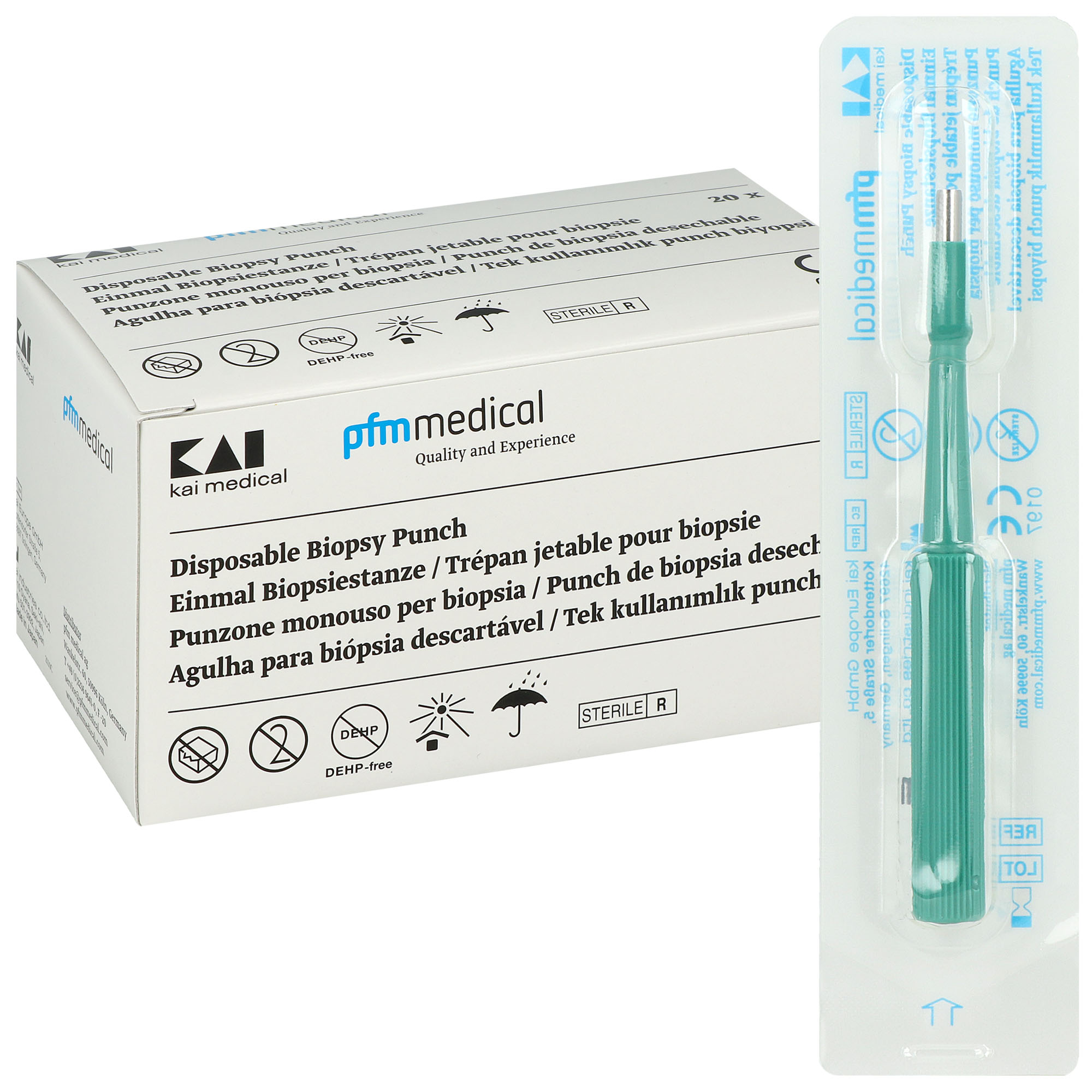 Kai Biopsiestanzen 3 mm - 20 St. | PraxisPanda