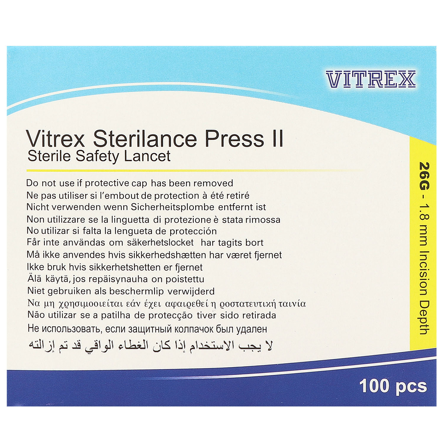 Sterilance Press II Sicherheitslanzetten
