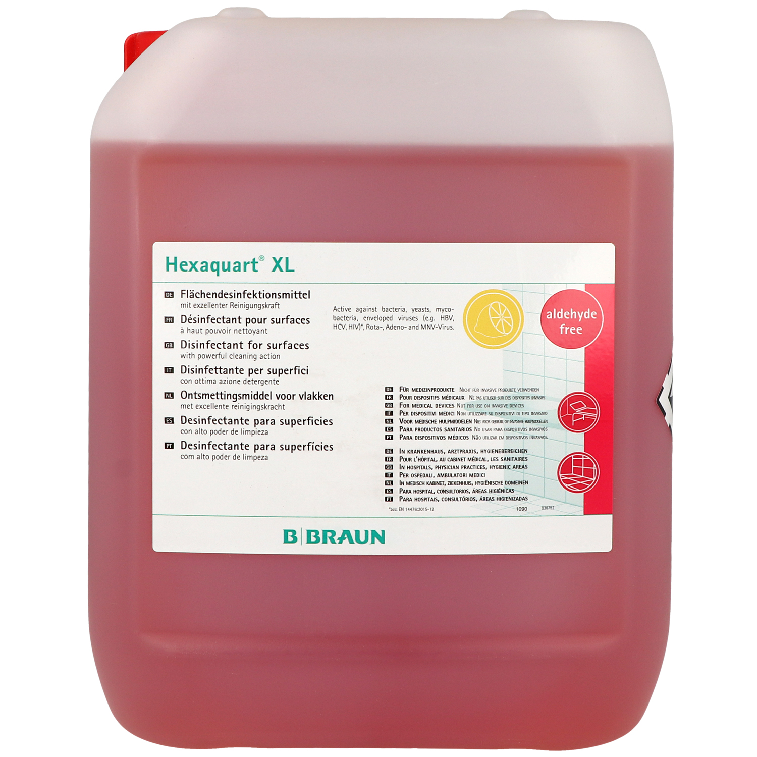 B.BRAUN Hexaquart XL Flächendesinfektionsmittel 5 l-Kanister