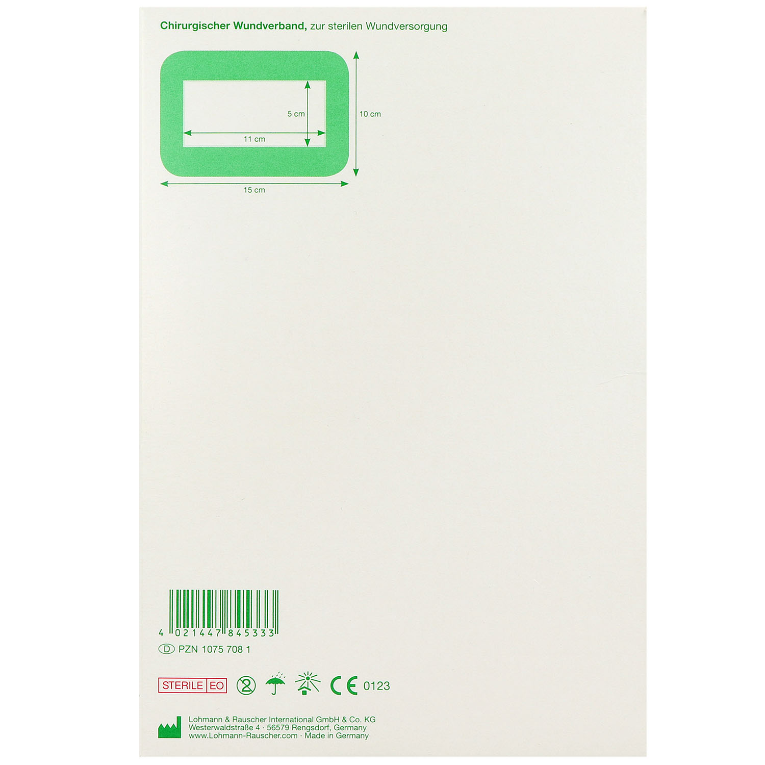 Curapor chirurgischer Wundverband, steril