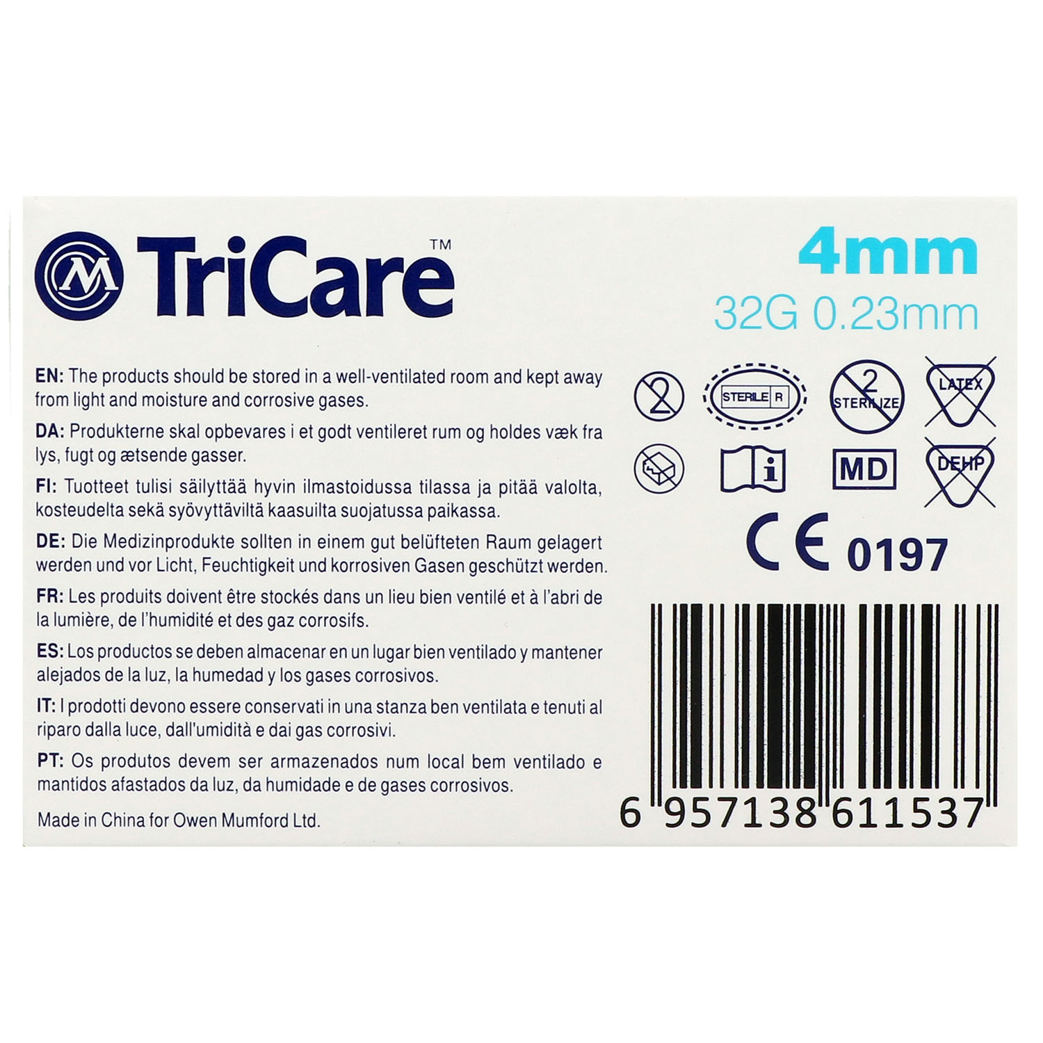 TRICARE Pen-Nadeln