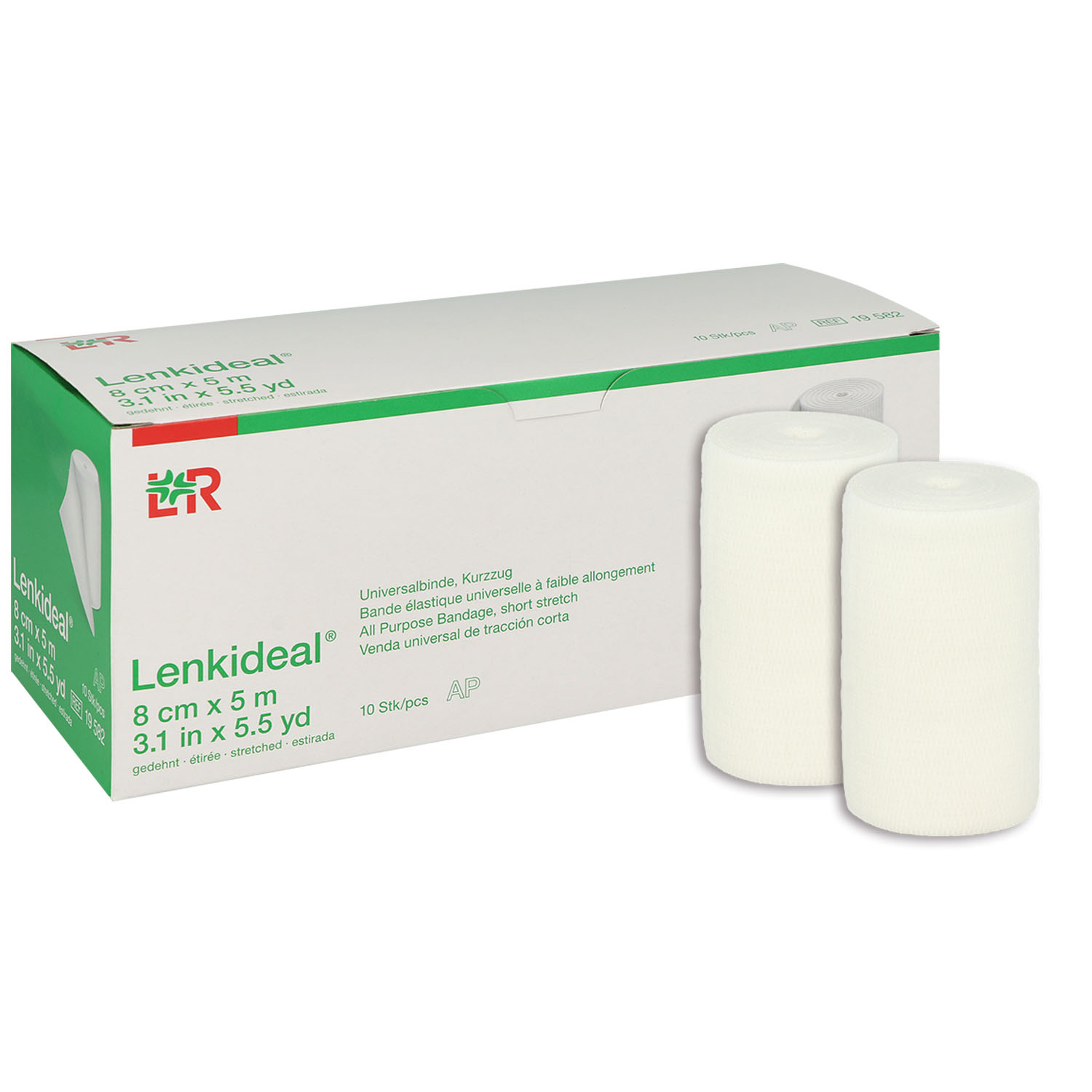 Lenkideal Idealbinde 8 cm x 5 m - 10 Stück