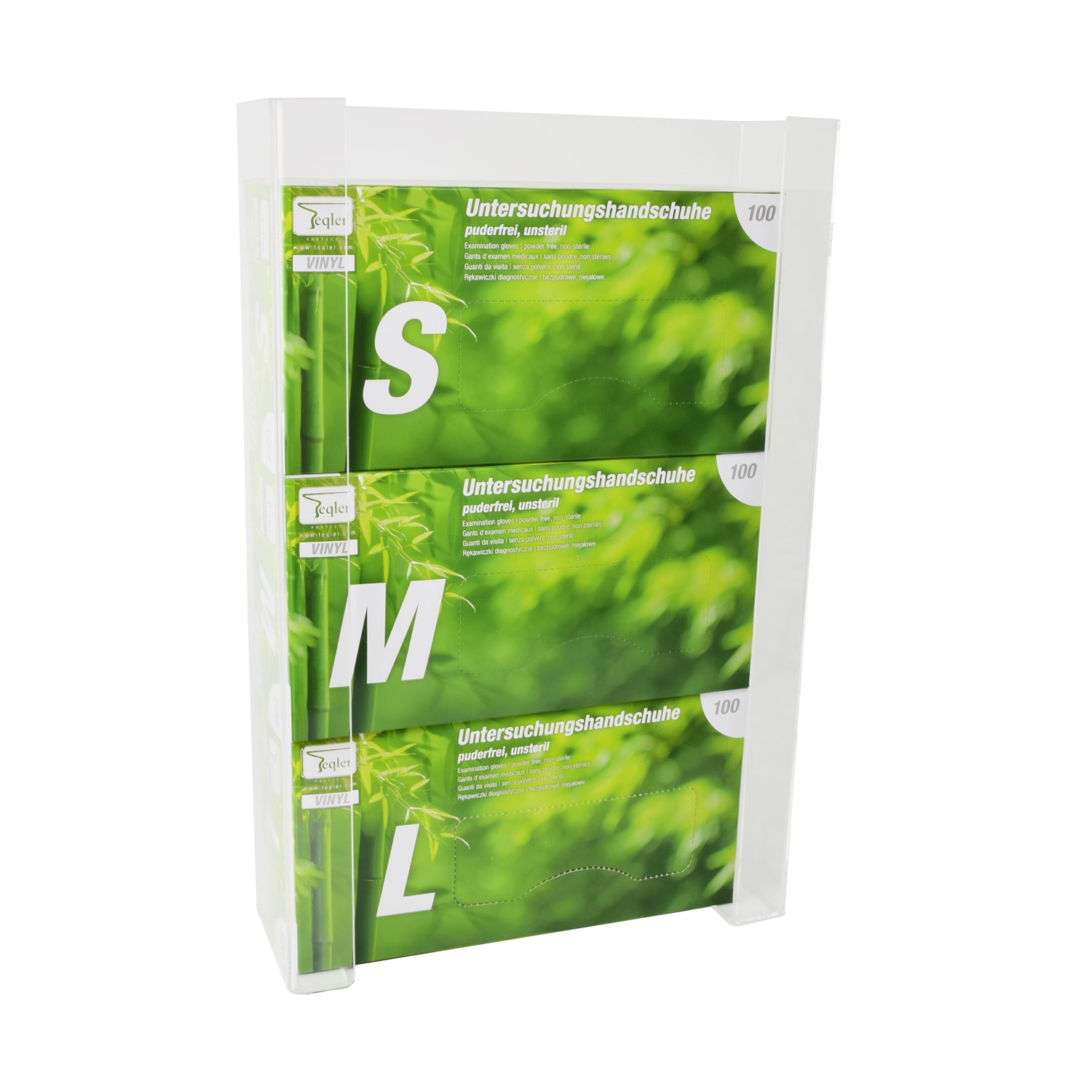 Teqler Handschuhspender, transparent