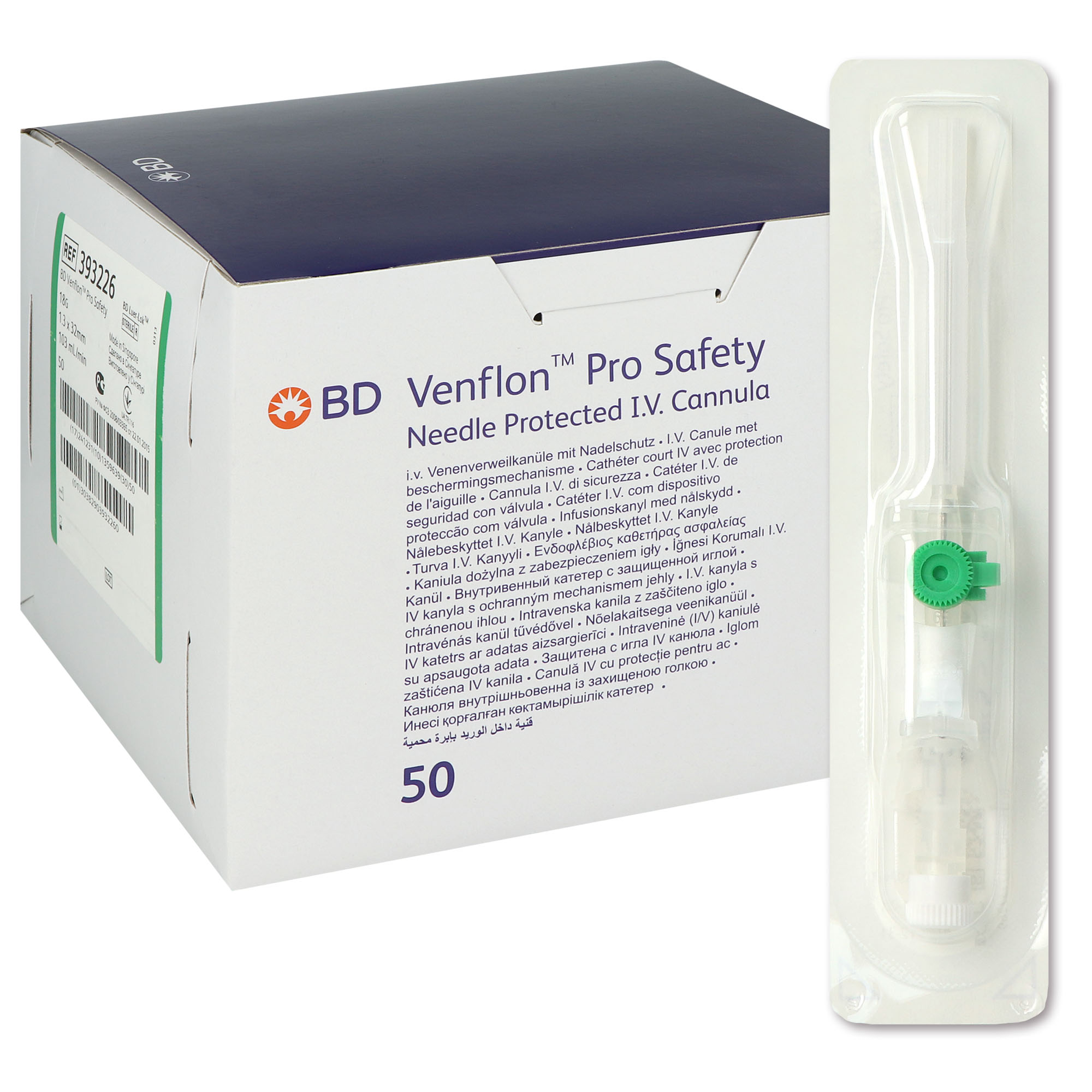 BD Venflon Pro Safety Sicherheitsvenenverweilkatheter