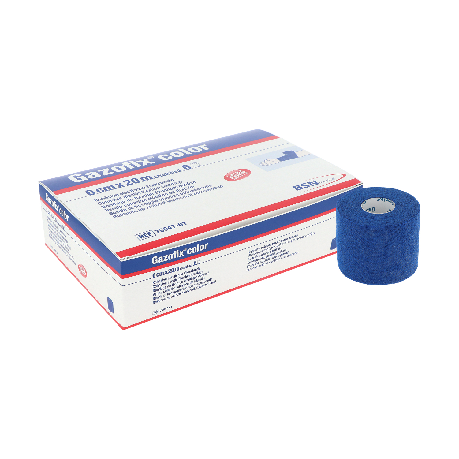 Gazofix color farbige Fixierbinde