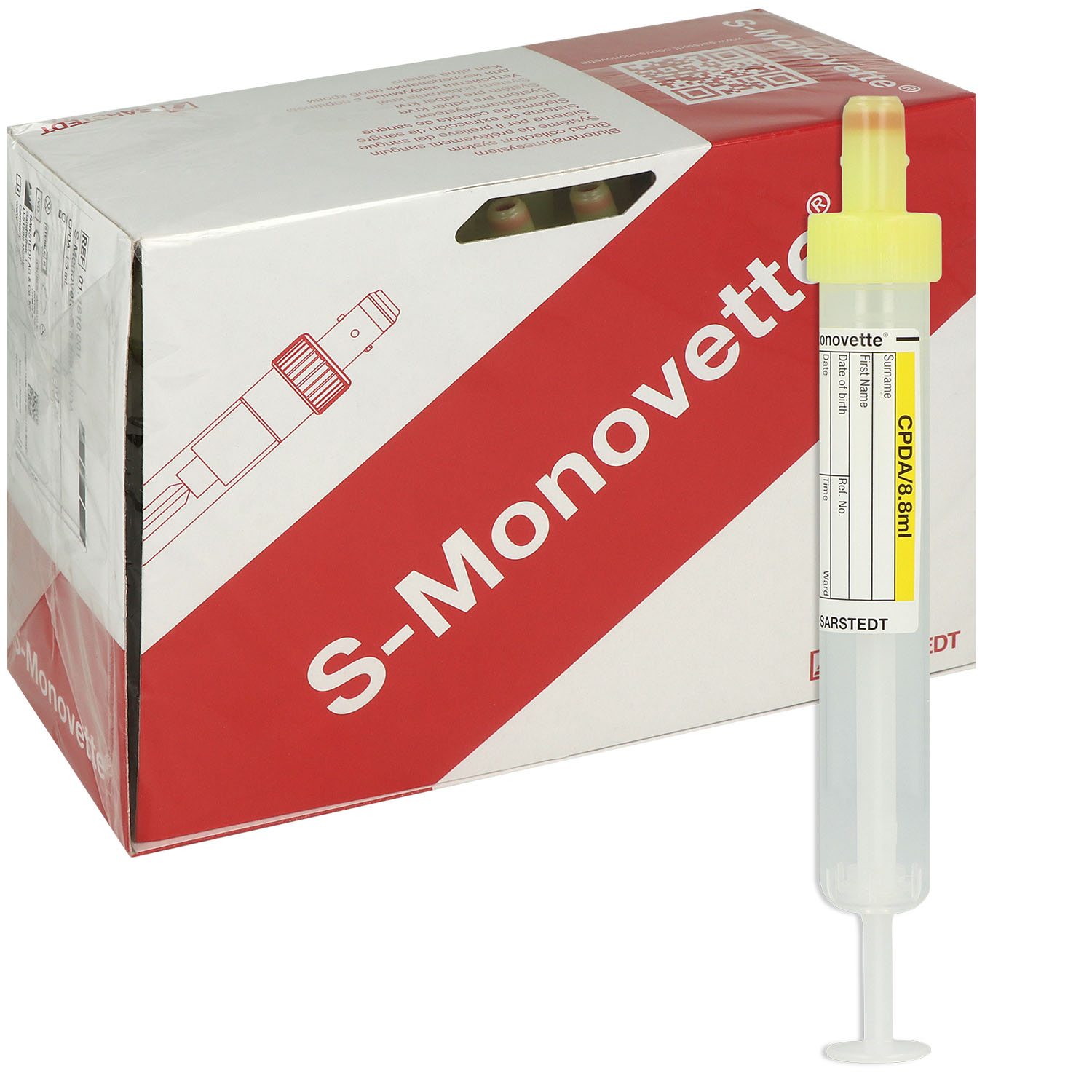 S-Monovetten CPDA mit Papieretikett