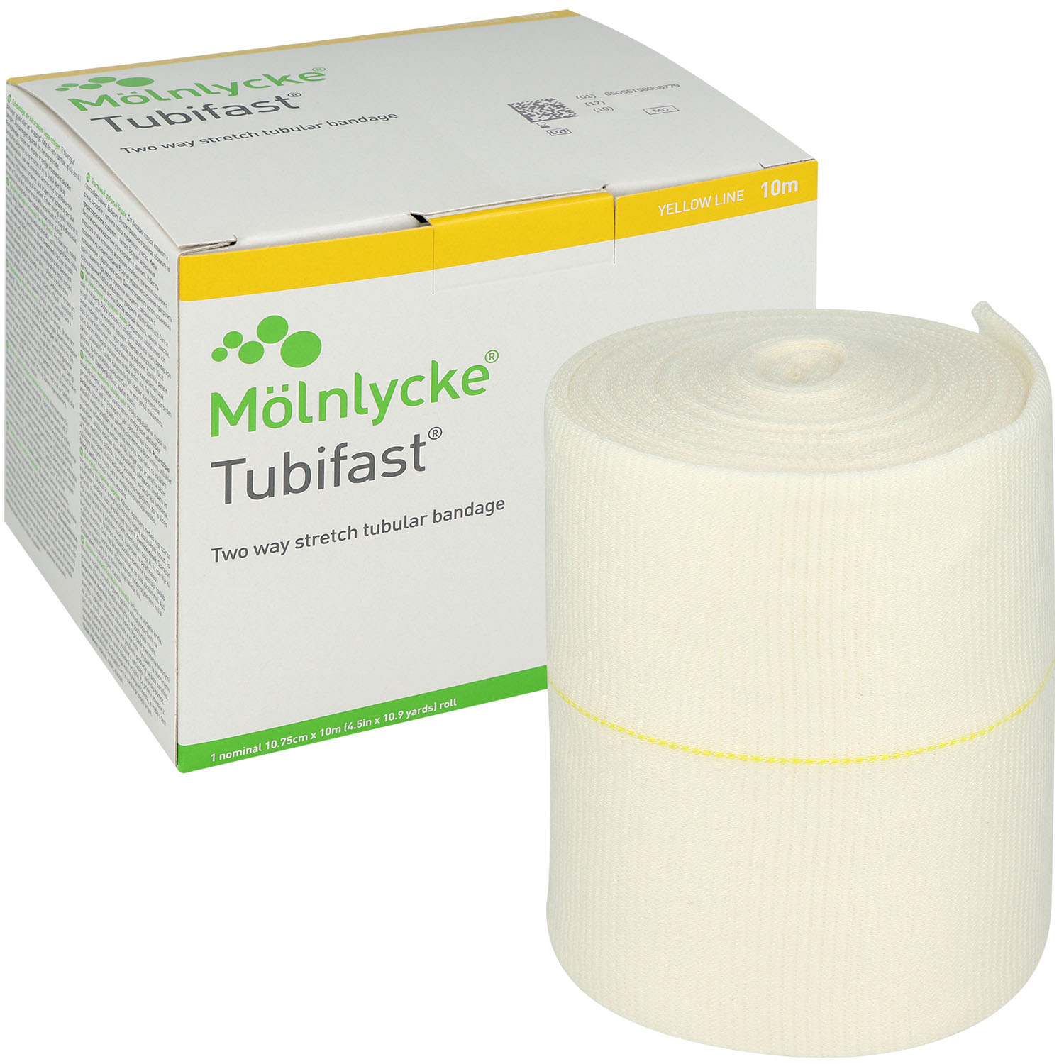 Tubifast 2-Way Stretch 10.75 cm x 10 m gelb - 1 St. - Schlauchverband