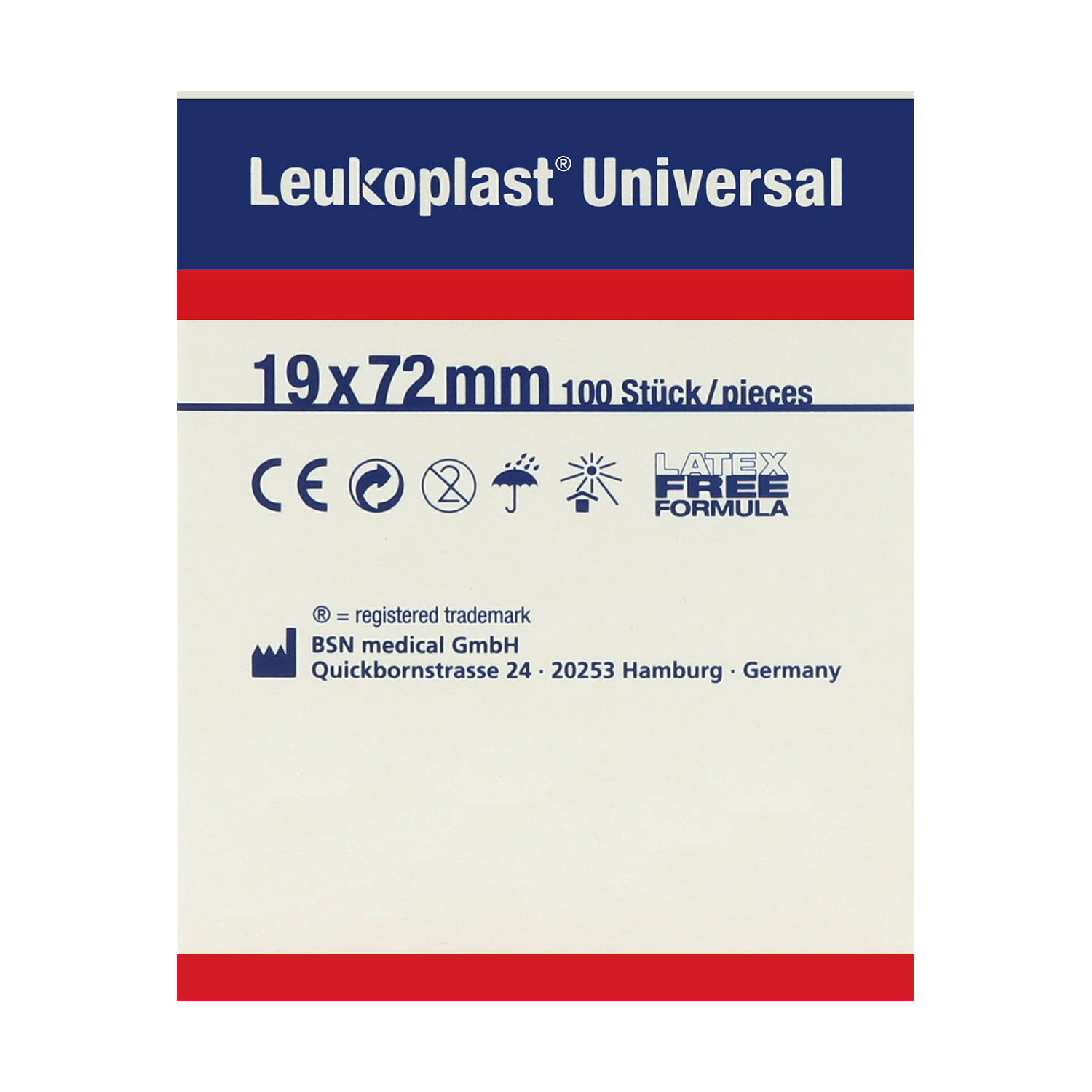 Leukoplast Universal Strips, Wundpflaster, wasserabweisend