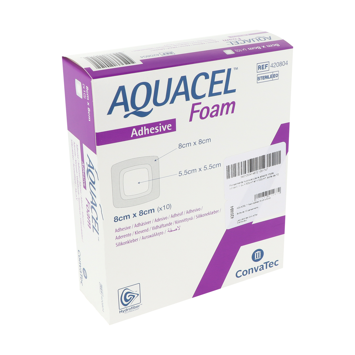Aquacel Foam adhäsiv, haftender Schaumverband Aquacel Foam adhäsiv, haftender Schaumverband