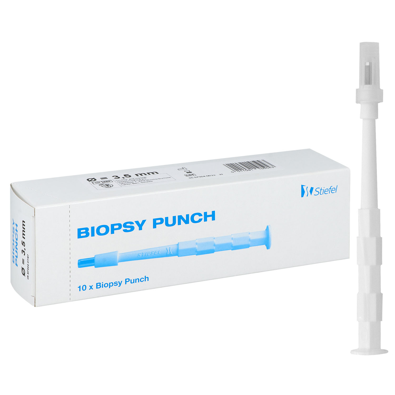 Stiefel Biopsy Punch Hautstanze 3.5 mm - 10 Stück