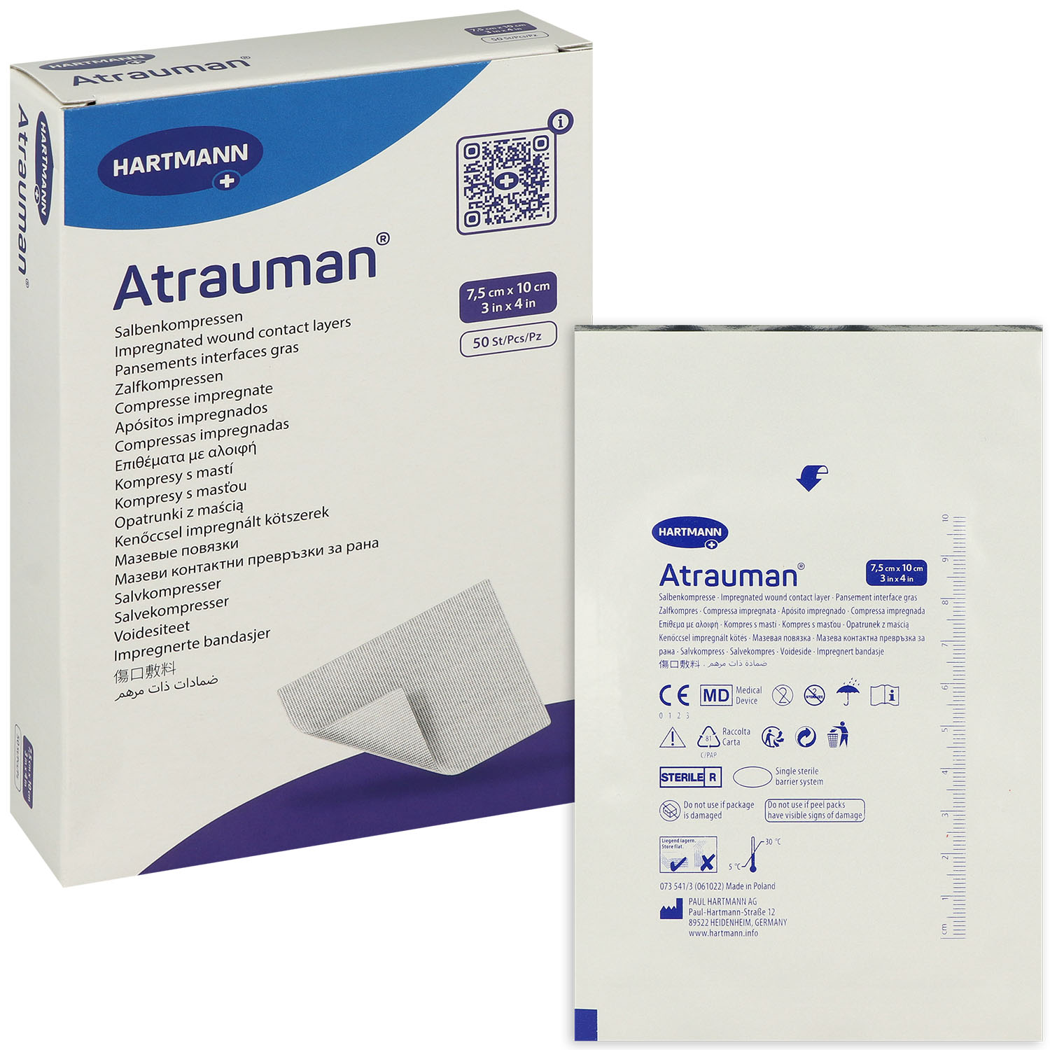 Atrauman Salbenvlies, sterile Kompressen