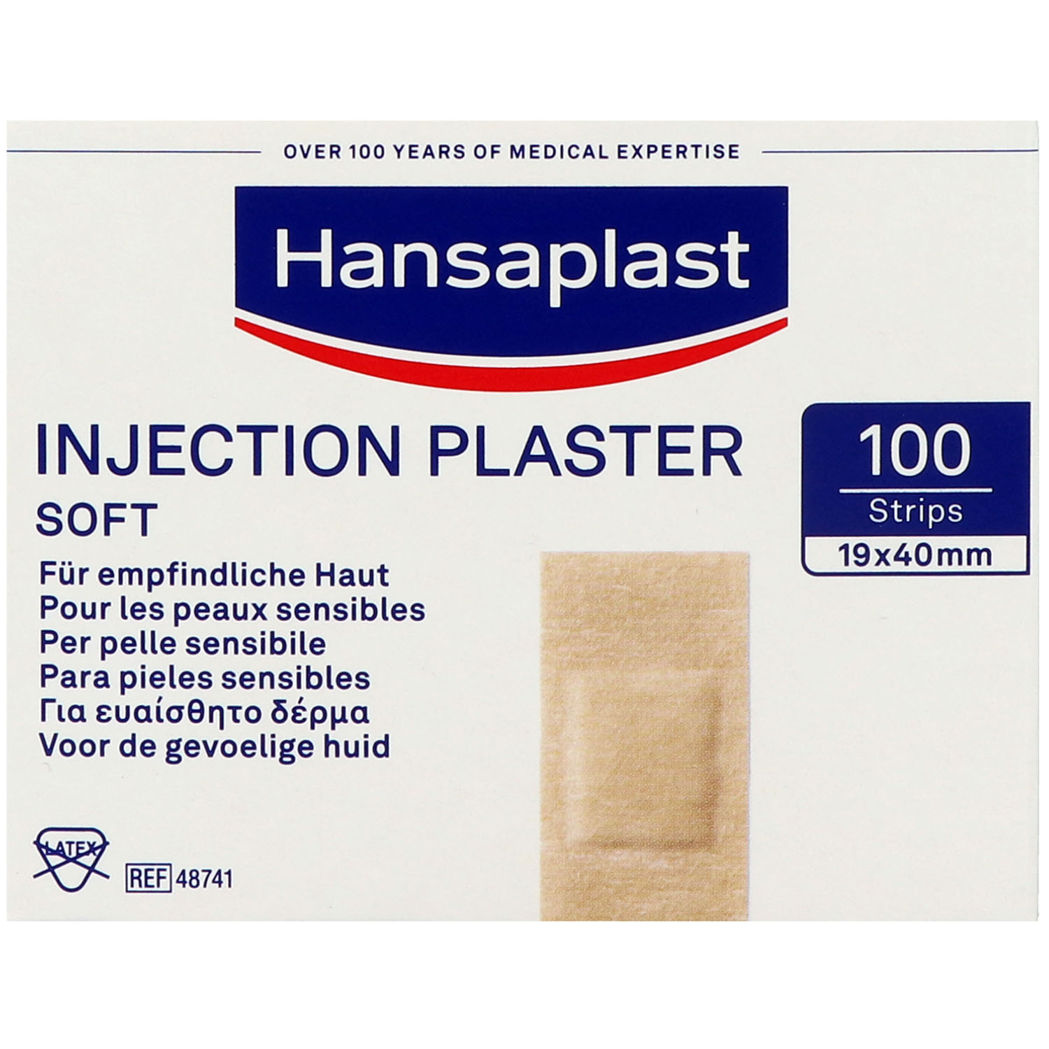 HANSAPLAST Soft Injektionspflaster für empfindliche Haut