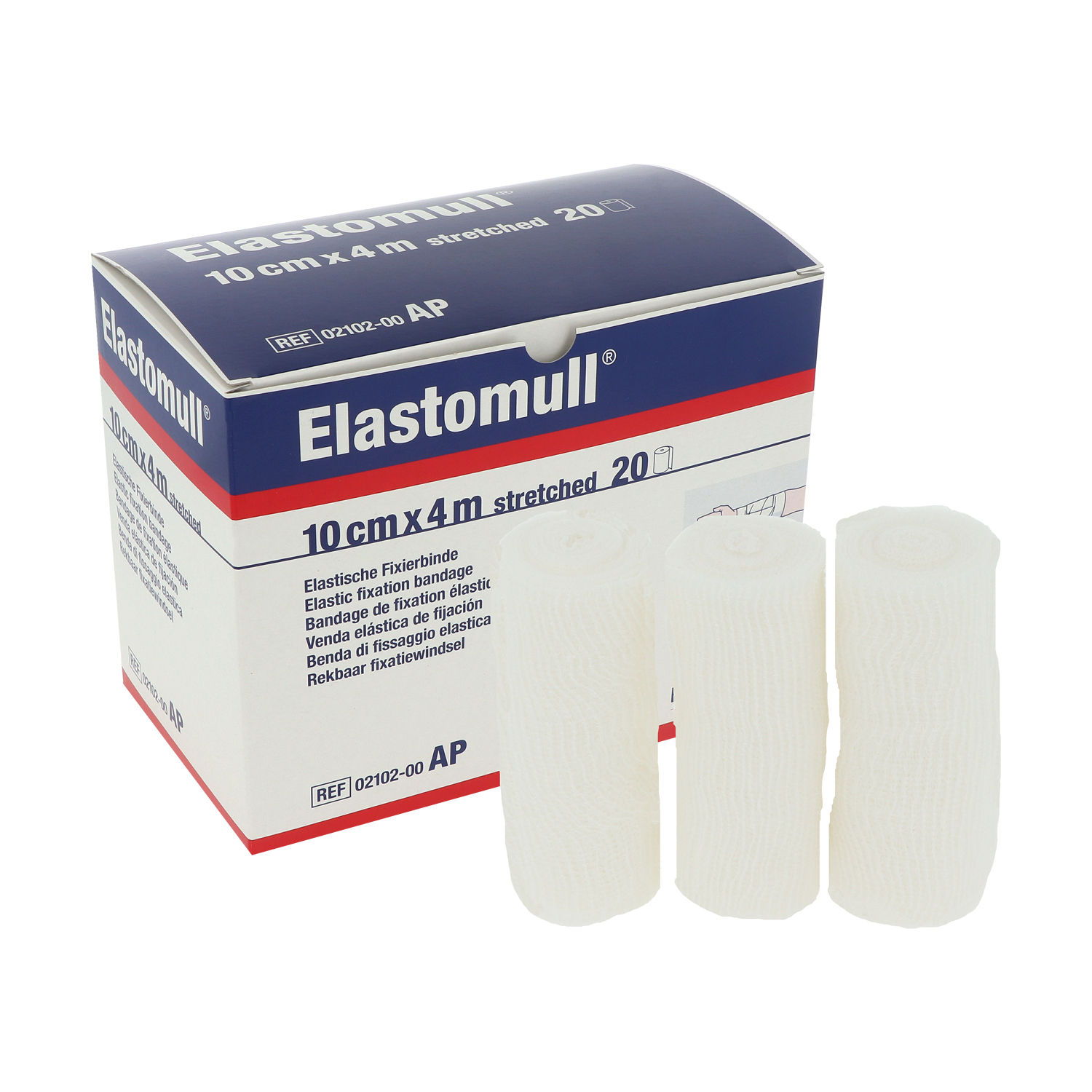 Elastomull 4 m x 10 cm Fixierbinde ( 20 St.)