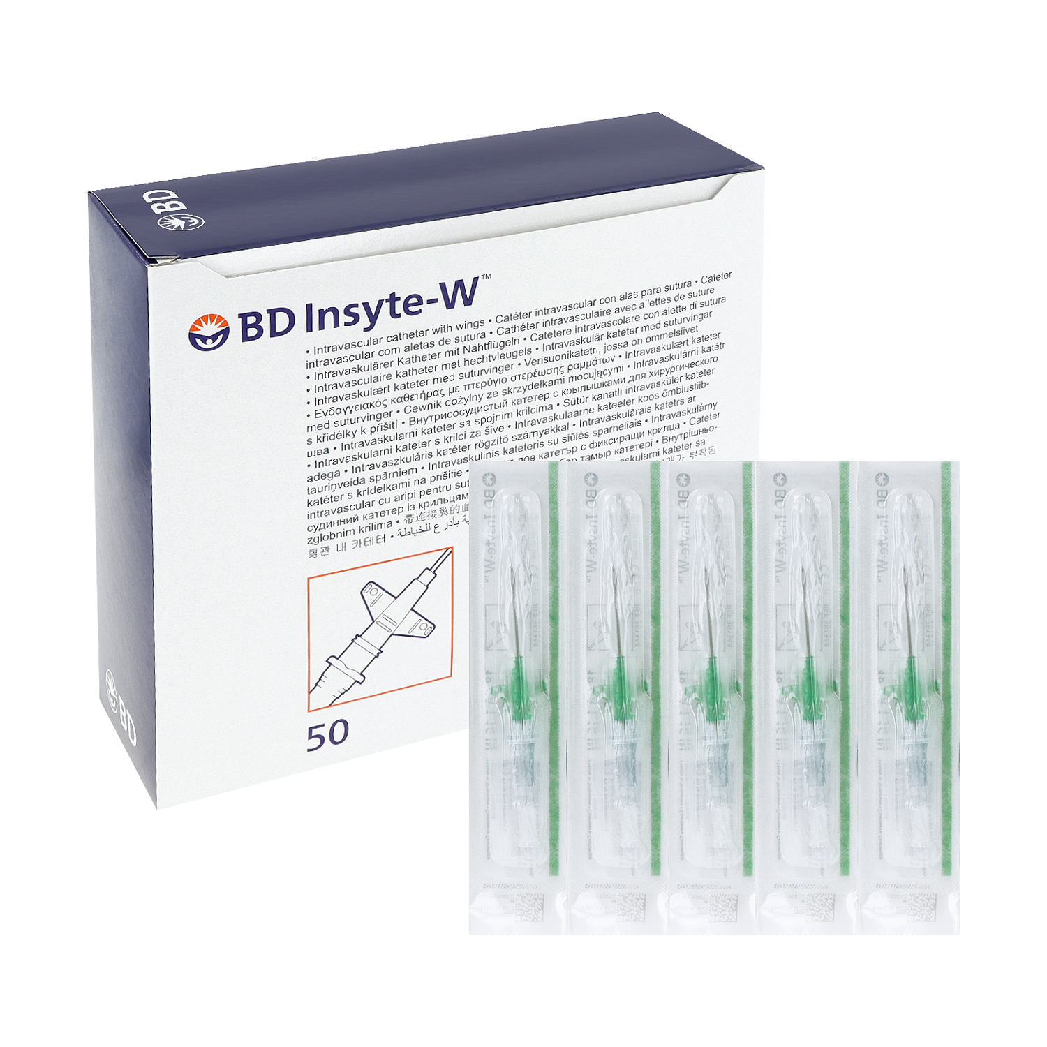 BD Insyte-W Venenverweilkanülen 18 G bis 24 G