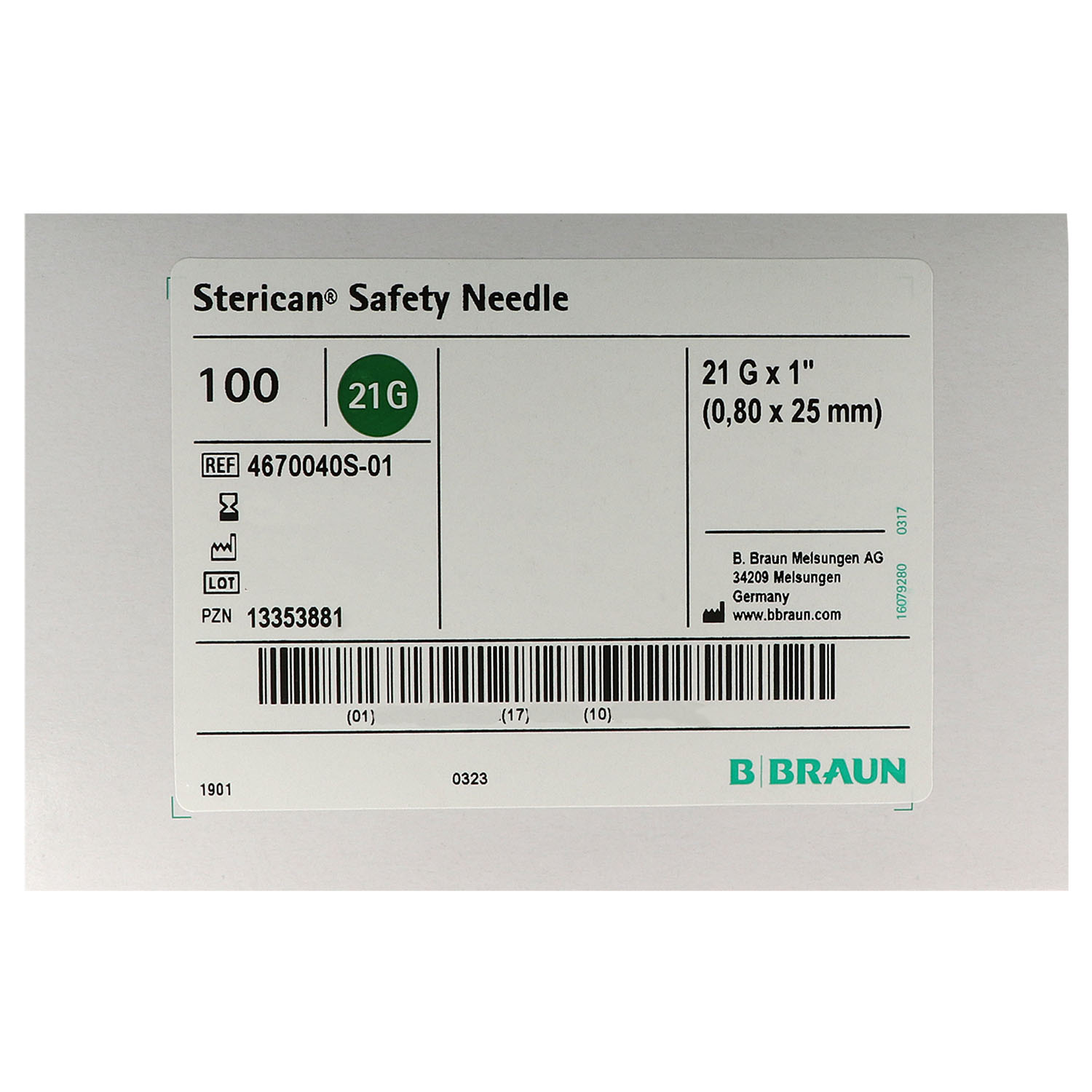 Sterican Safety Sicherheits-Einmalkanülen - 100 St.