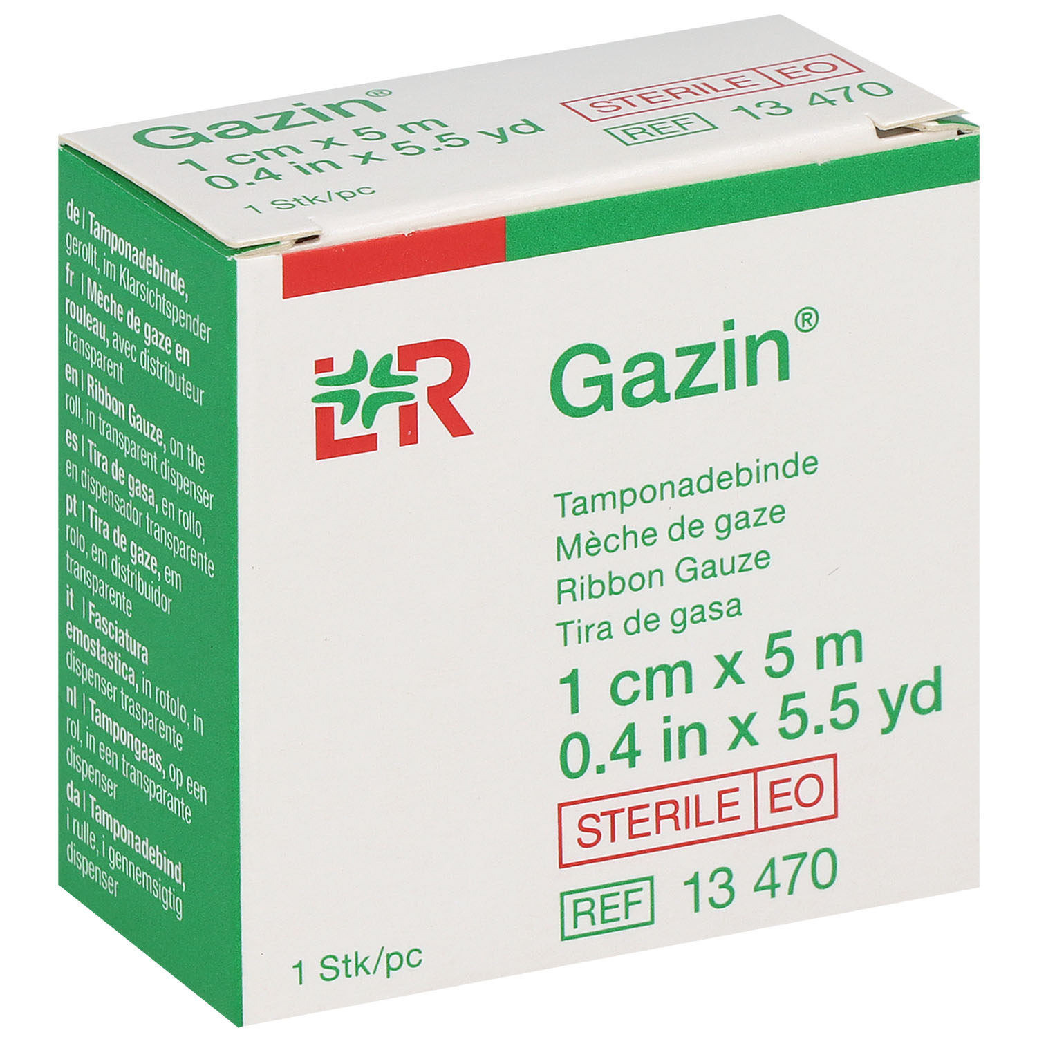 Gazin 1 cm x 5 m - 1 St. Tamponadebinde